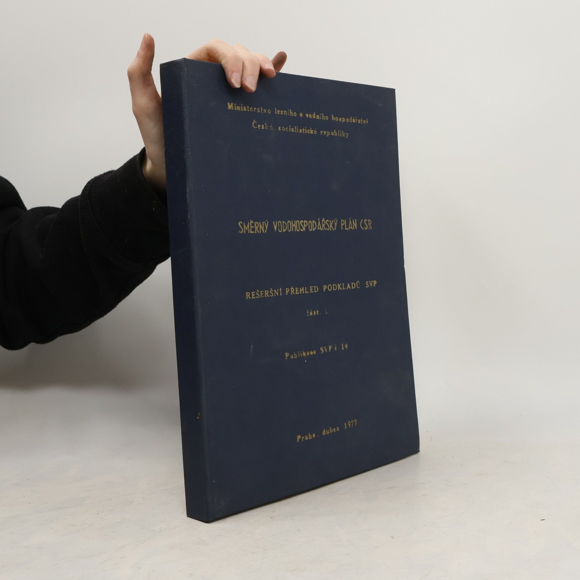 AA.VV. Směrný vodohospodářský plán CSR I.