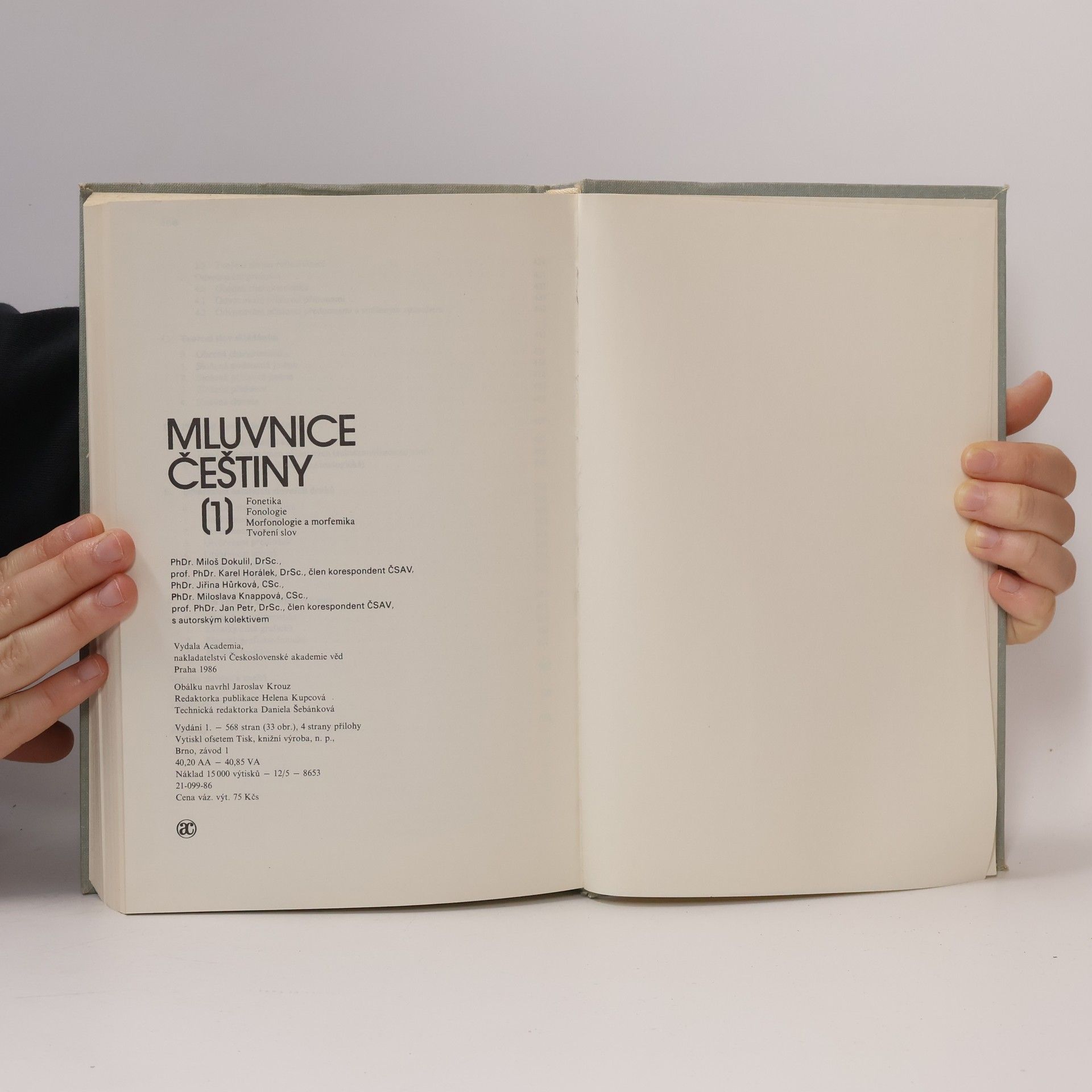 Miloš Dokulil Mluvnice češtiny 1