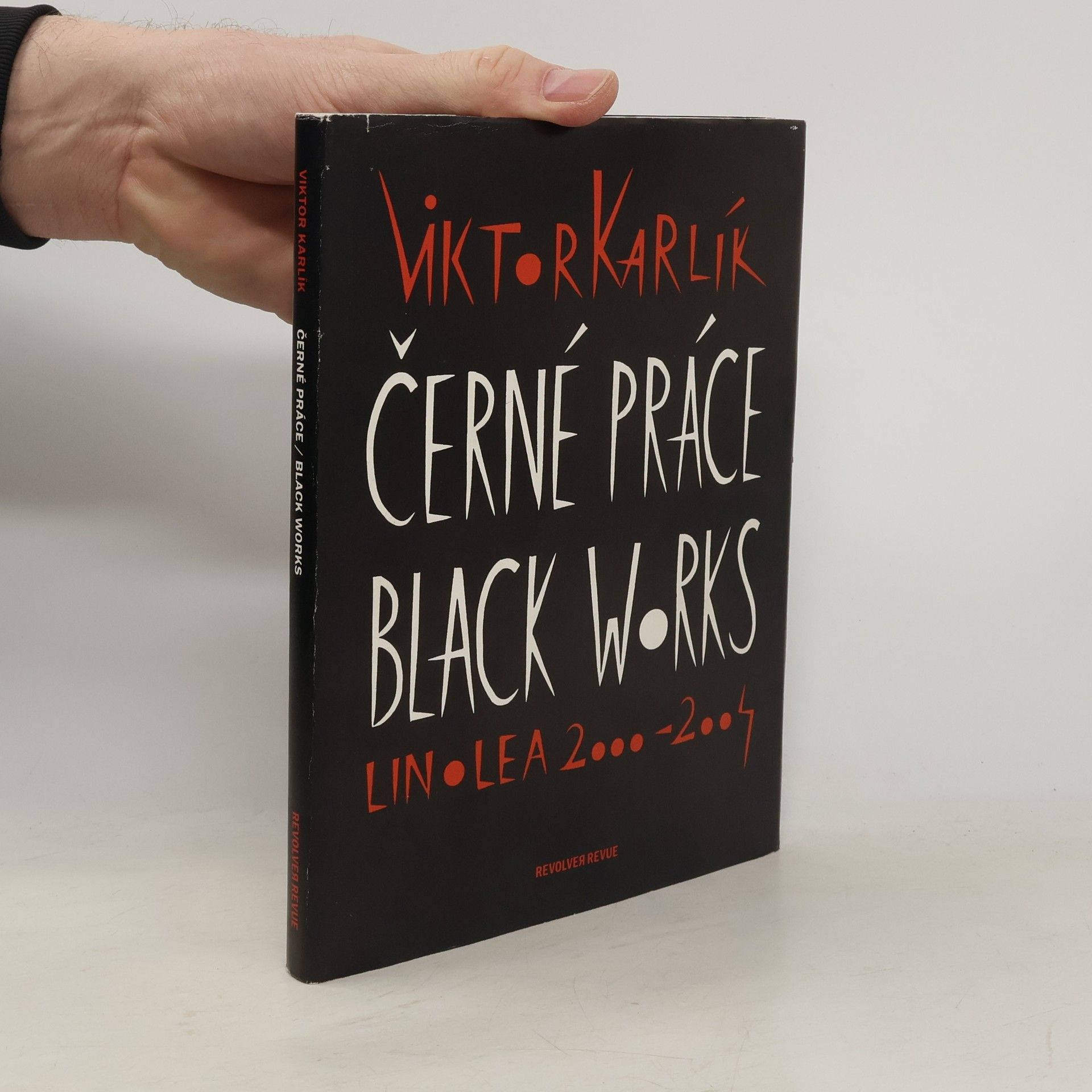 Viktor Karlík Černé práce - Black works - Linolea 2000-2004