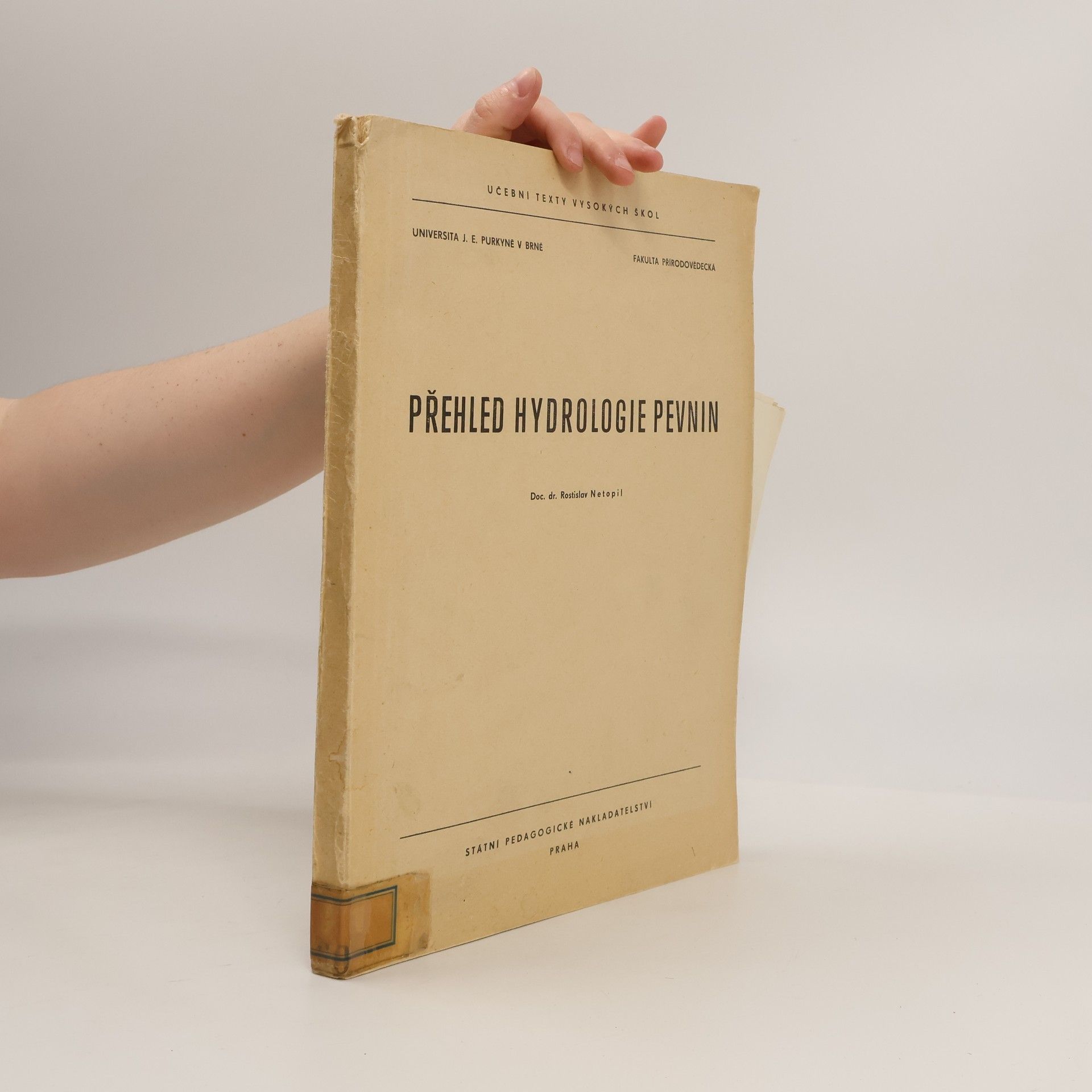 Rostislav Netopil Přehled hydrologie pevnin