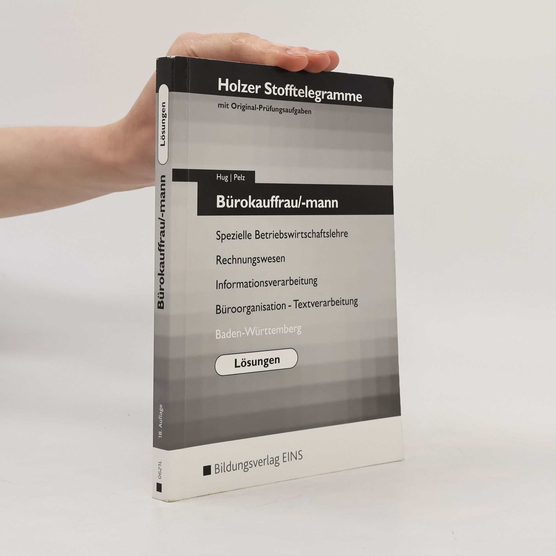 Hartmut Hug Holzer Stofftelegramme Bürokauffrau/-mann
