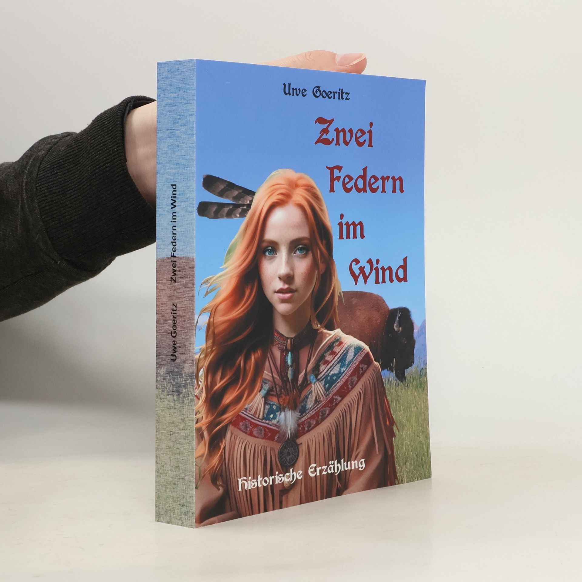 Uwe Goeritz Zwei Federn im Wind