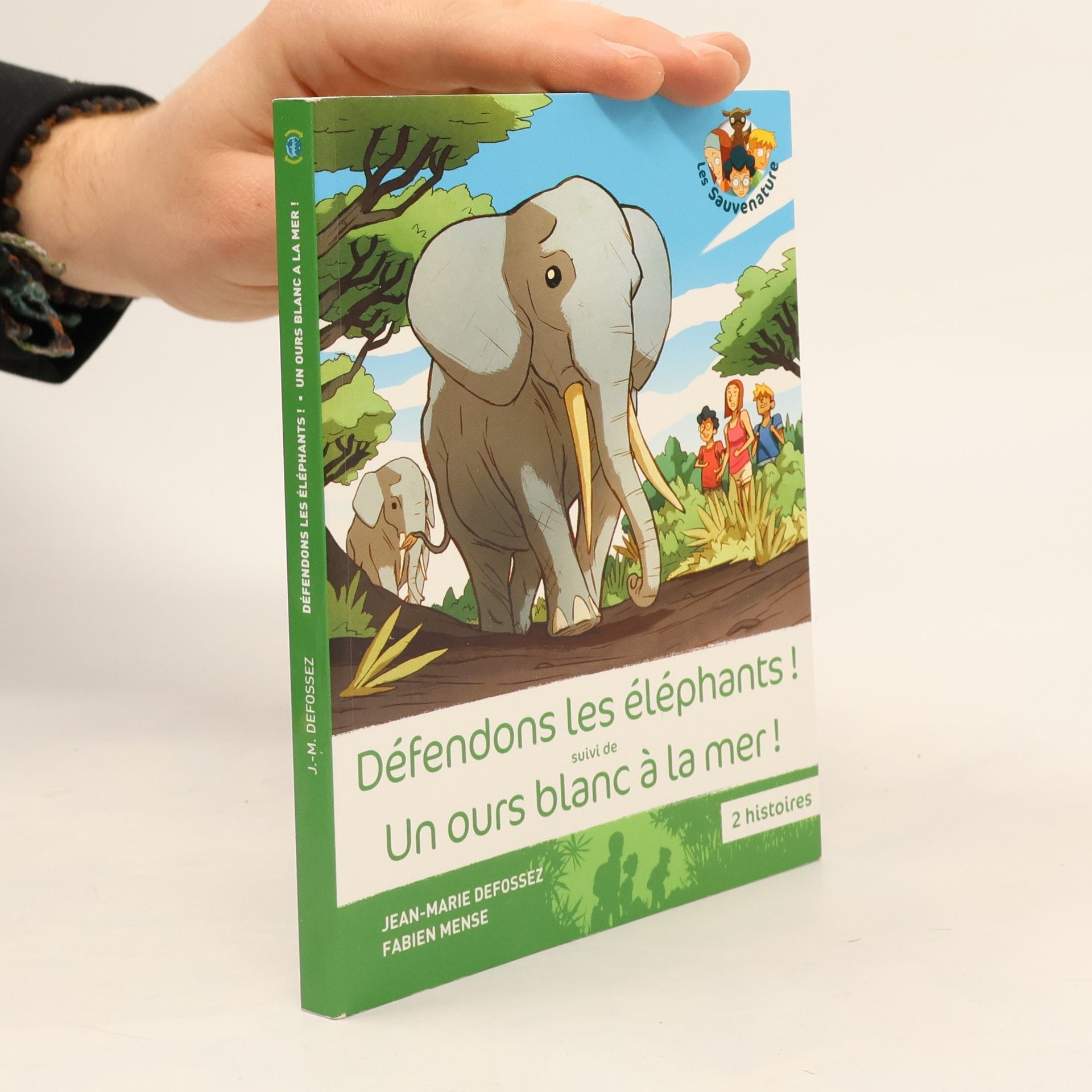 Défendons les éléphants! suivi de Un ours blanc à la mer!