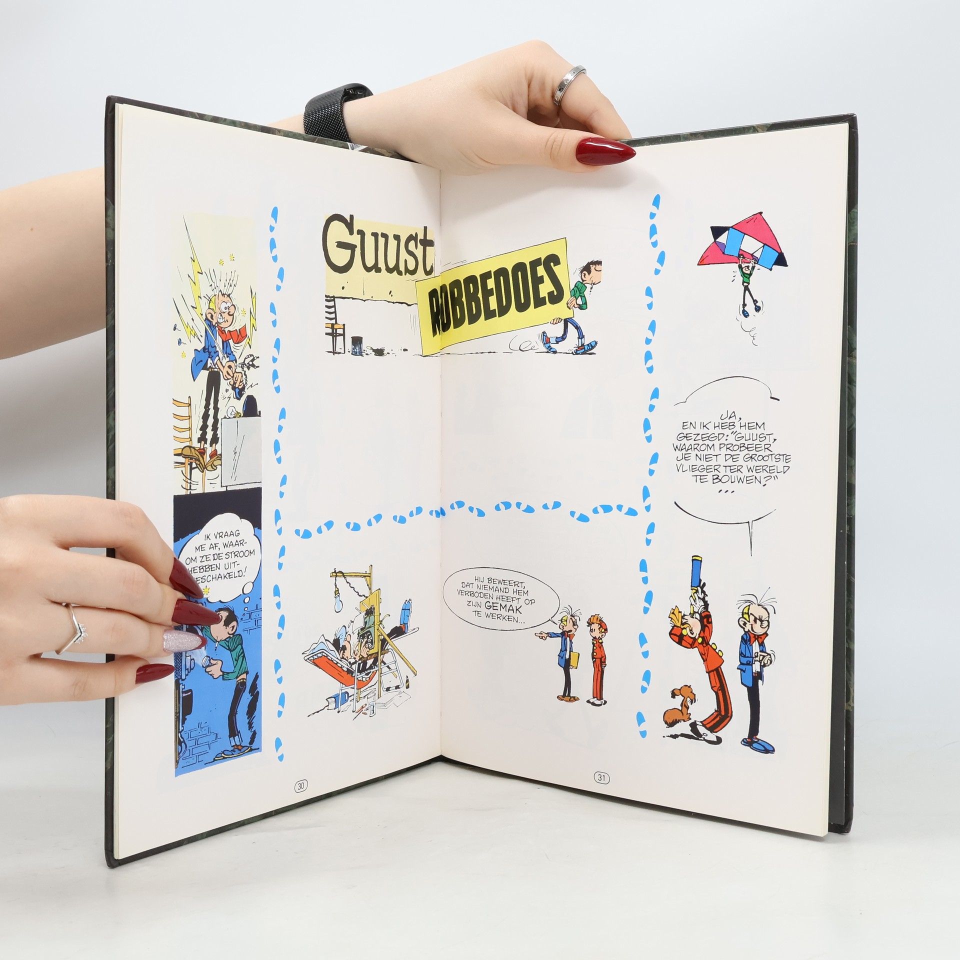 André Franquin Guust Flater, archief zorgvuldig behandelen