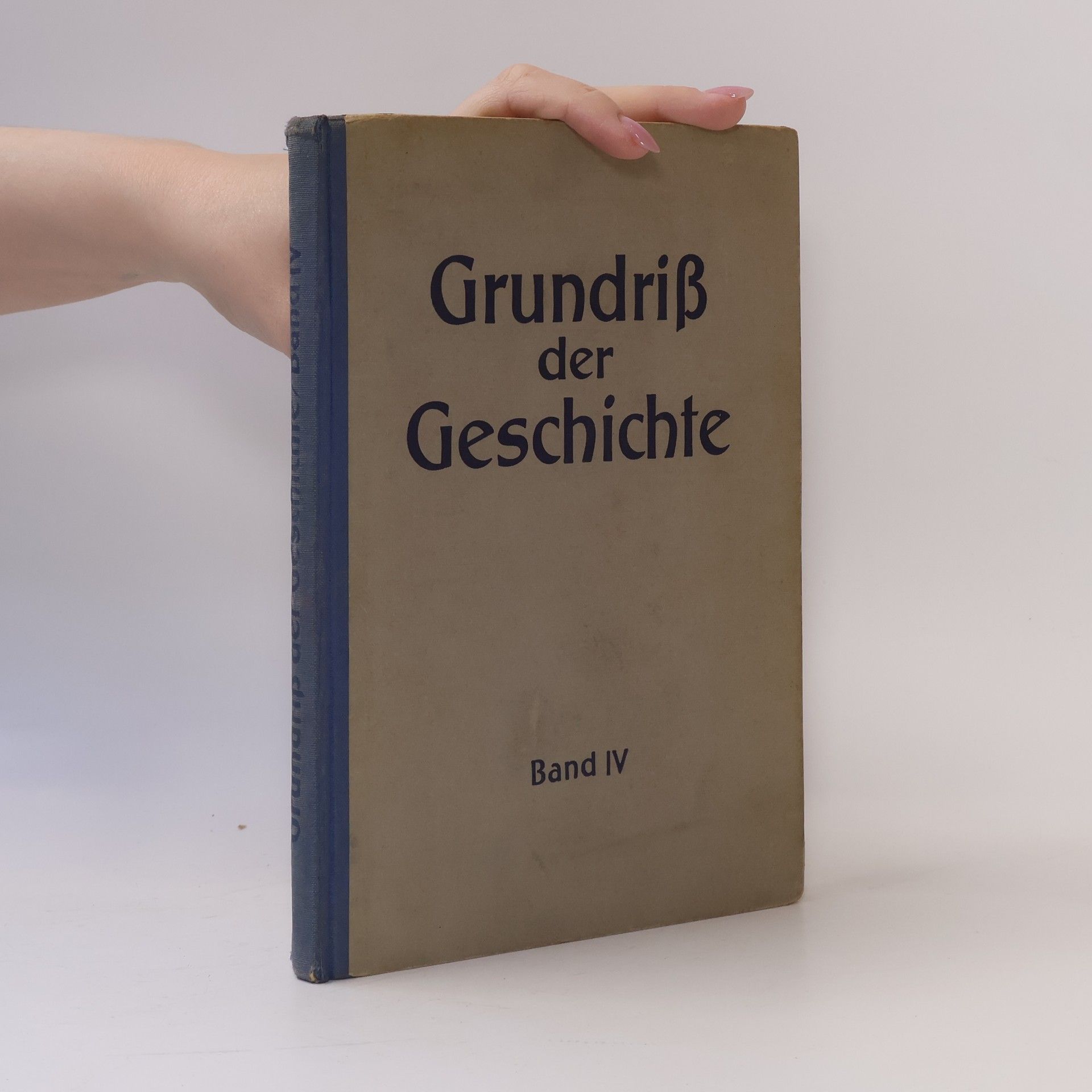 Grundriß der Geschichte. Band IV