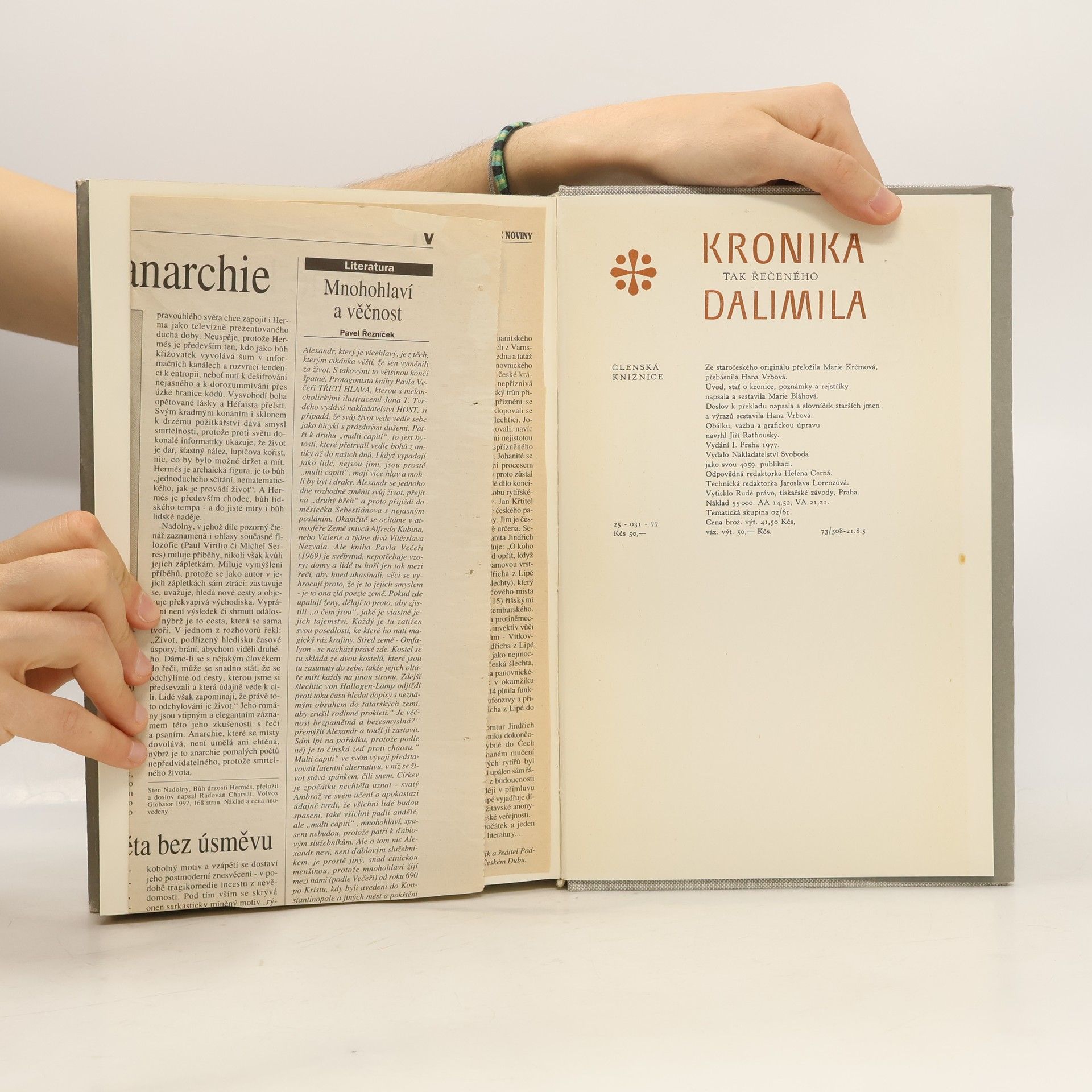 Hana Vrbová Kronika tak řečeného Dalimila