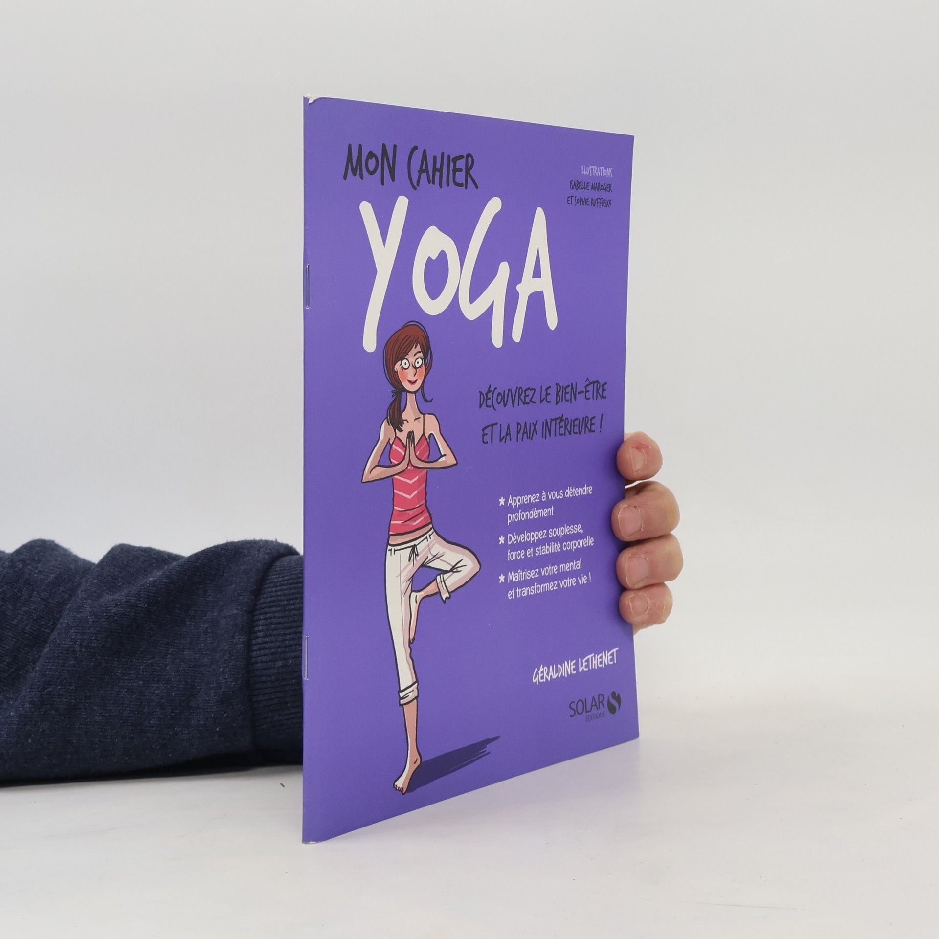 Géraldine Lethenet Mon cahier Yoga