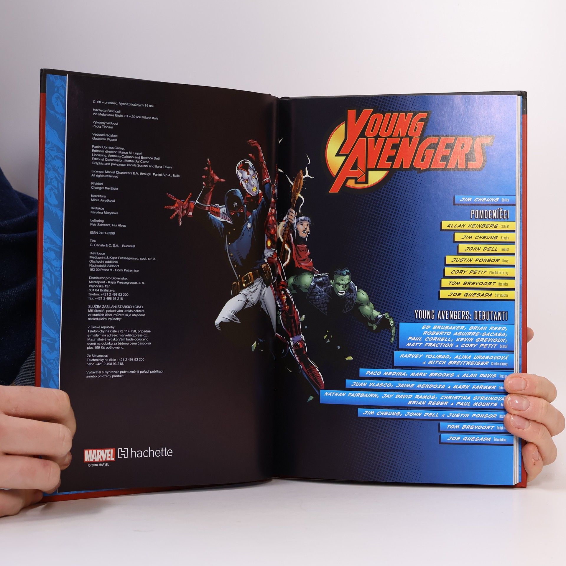 Kolektív autorov Nejmocnější hrdinové Marvelu 60. Young Avengers