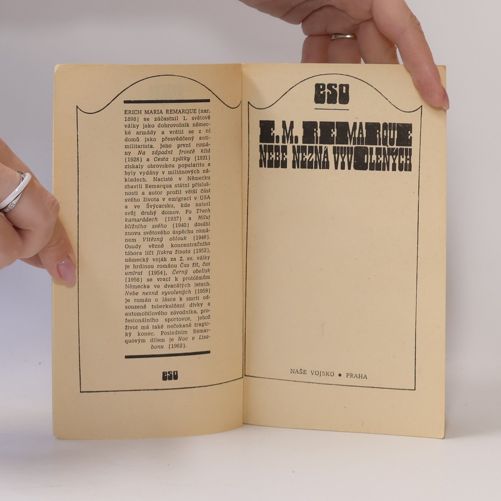 Erich Maria Remarque Nebe nezná vyvolených
