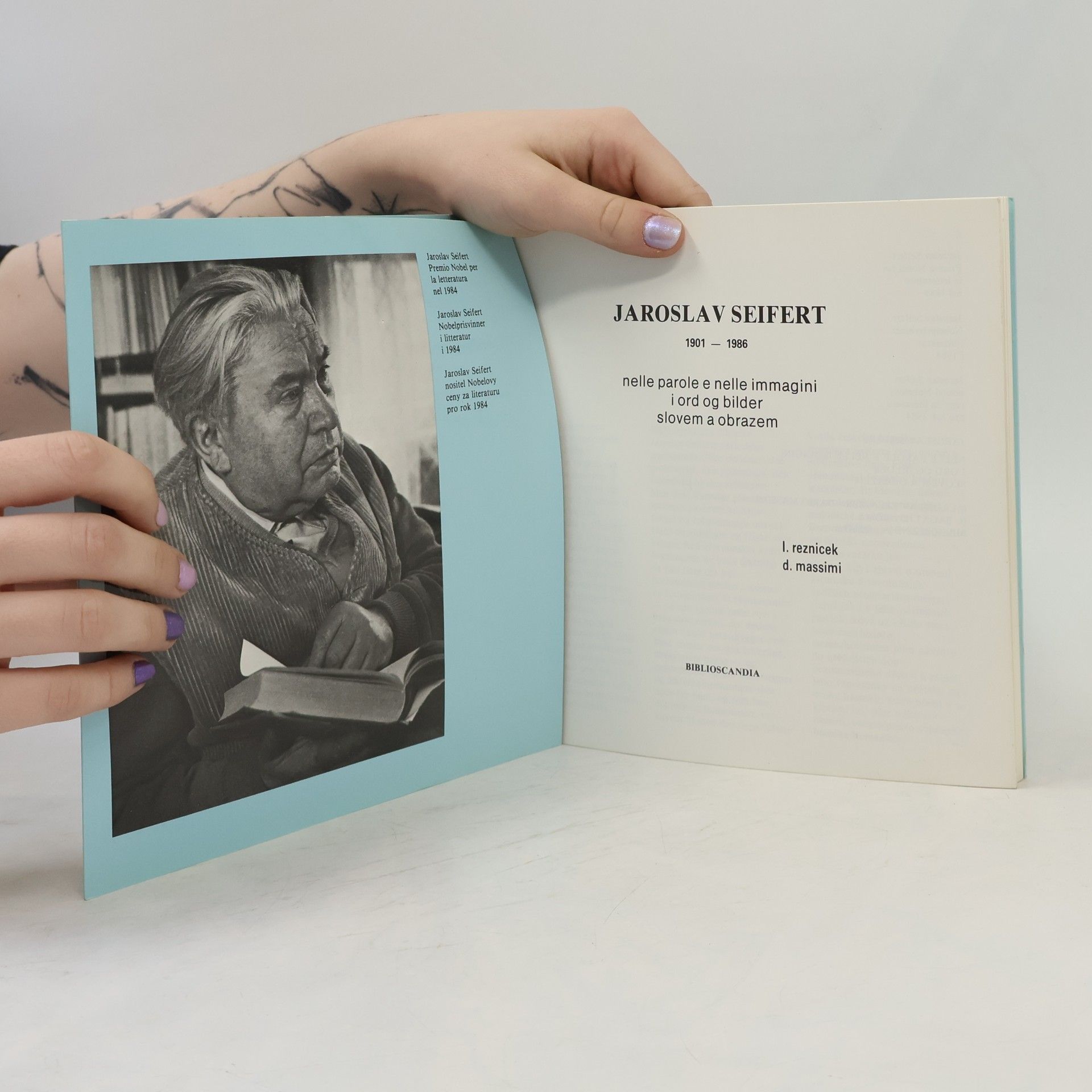 Jaroslav Seifert Jaroslav Seifert 1901-1986: nelle parole e nelle immagini = i ord og bilder = slovem a obrazem
