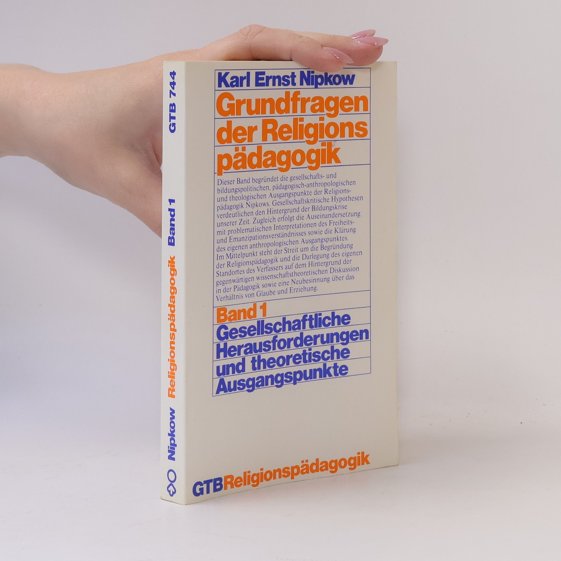 Karl Ernst Nipkow Grundfragen der Religionspädagogik