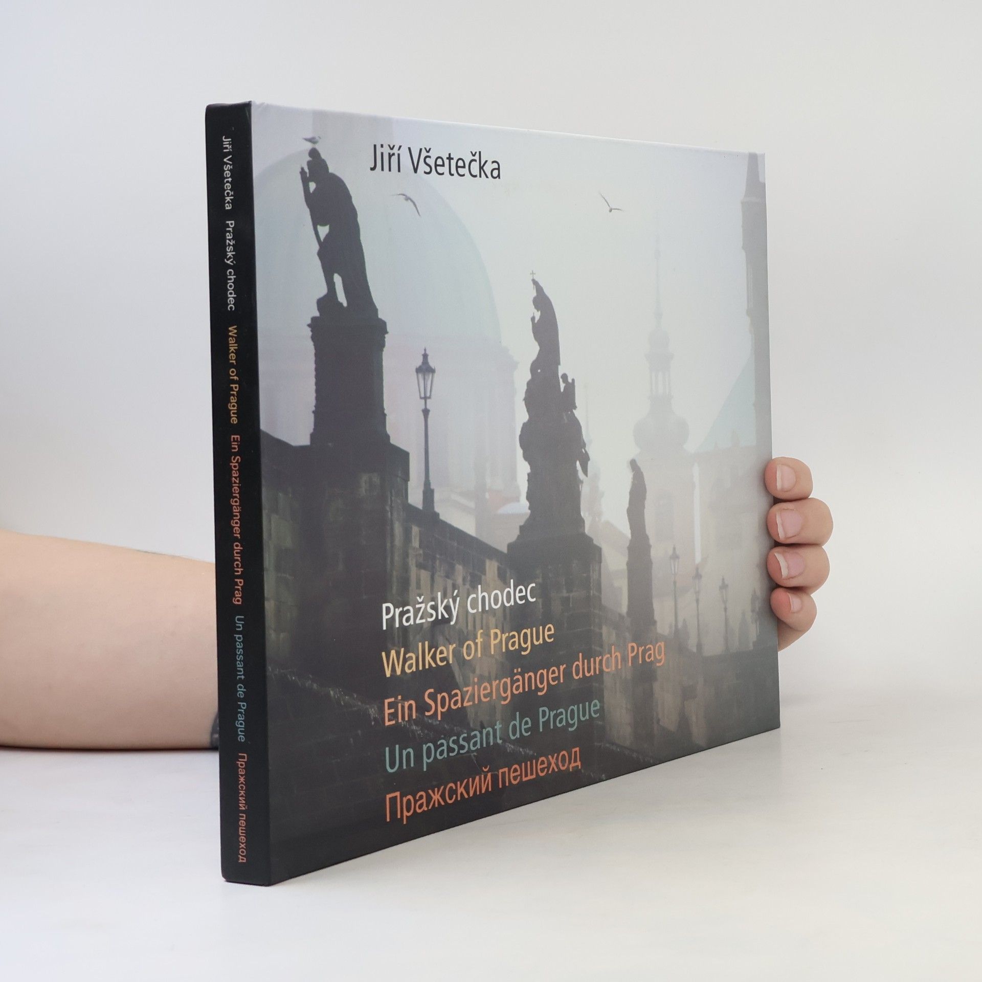Jiří Všetečka Pražský chodec. Walker of Prague. Ein Spaziergänger durch Prag. Un passant de Prague