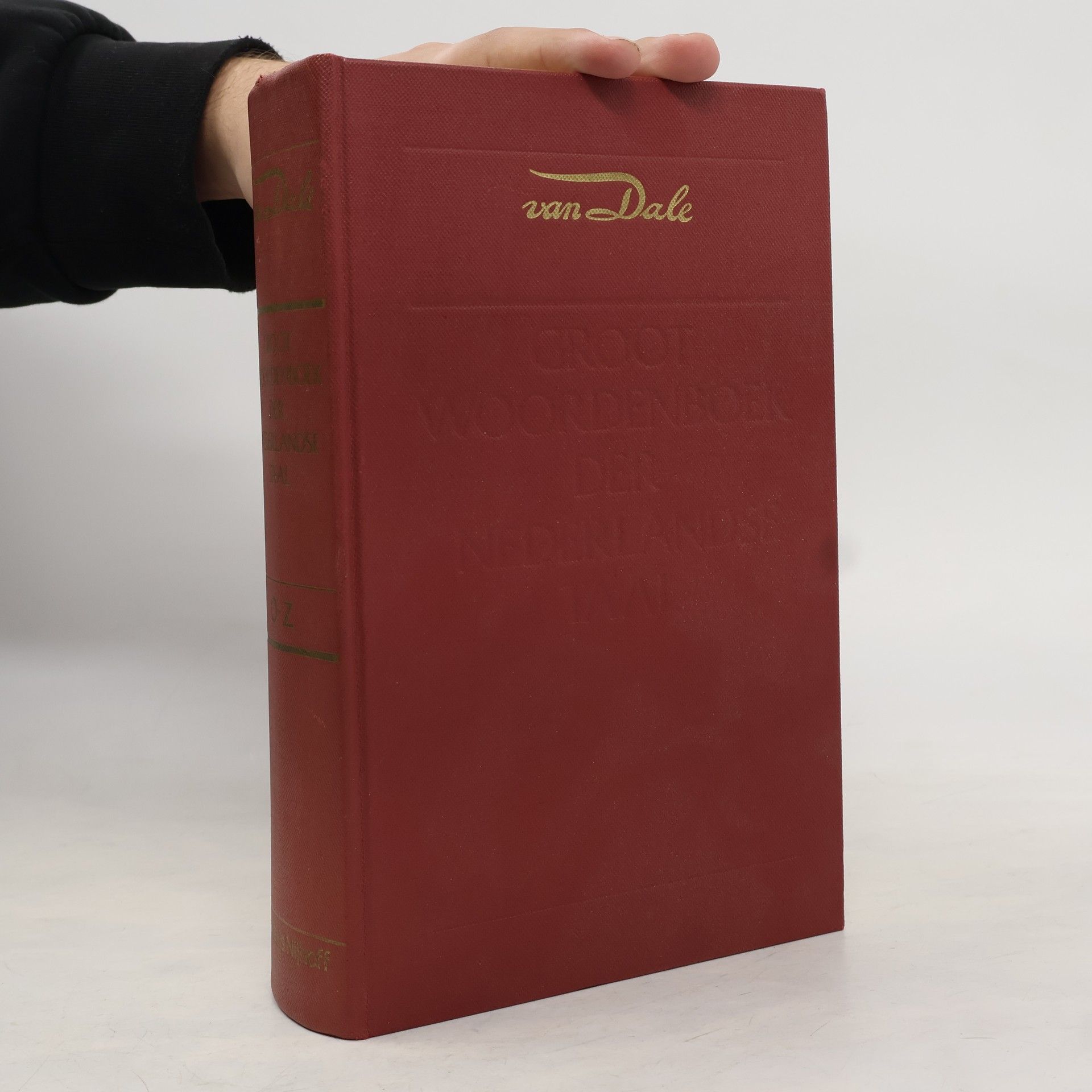 Johan Hendrik van Dale Groot woordenboek der Nederlandse taal. O-Z