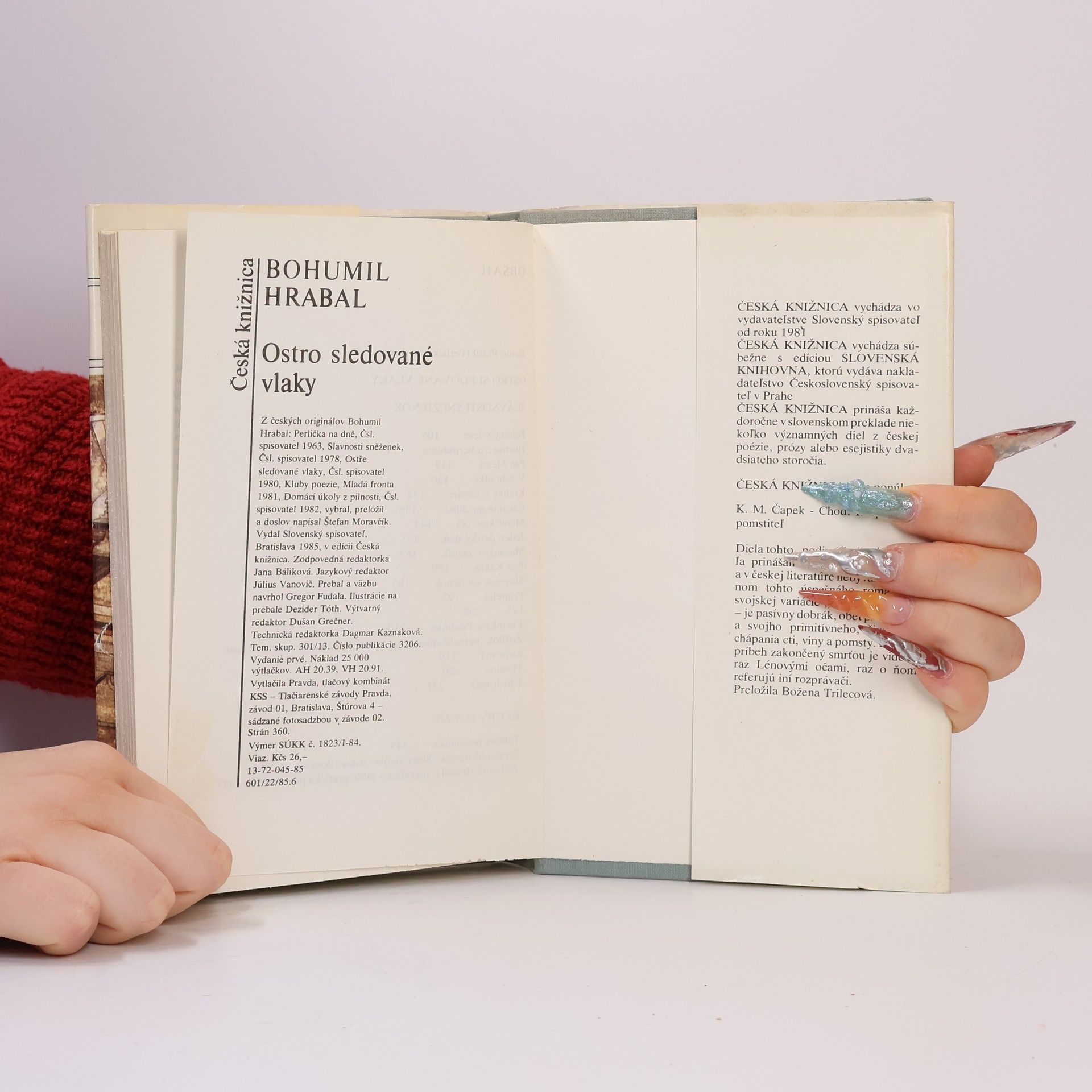 Bohumil Hrabal Ostro sledované vlaky