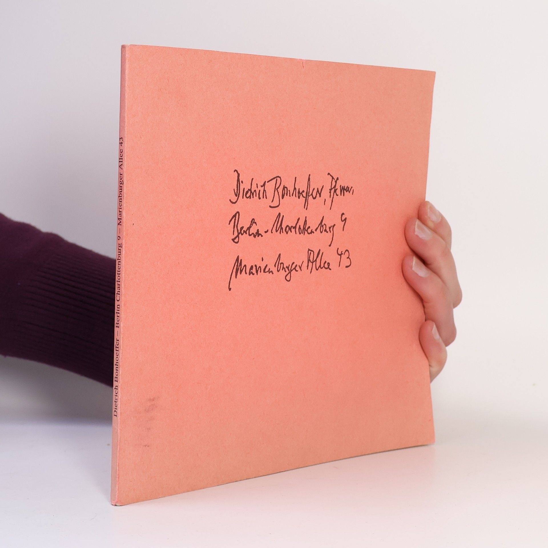 Kolektív autorov Dietrich Bonhoeffer. Berlin Charlottenburg 9. Marienburger Allee 43