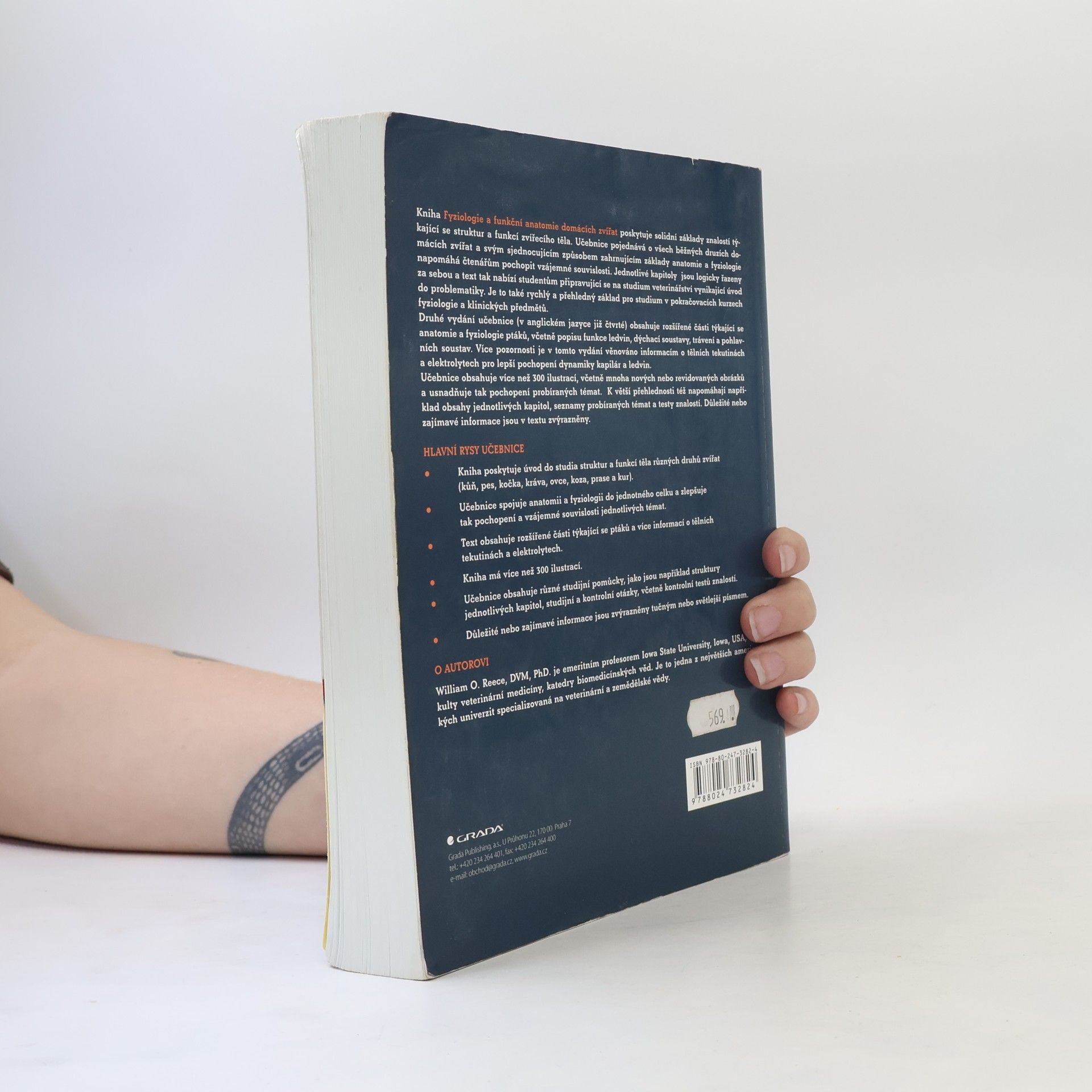 William O. Reece Fyziologie a funkční anatomie domácích zvířat