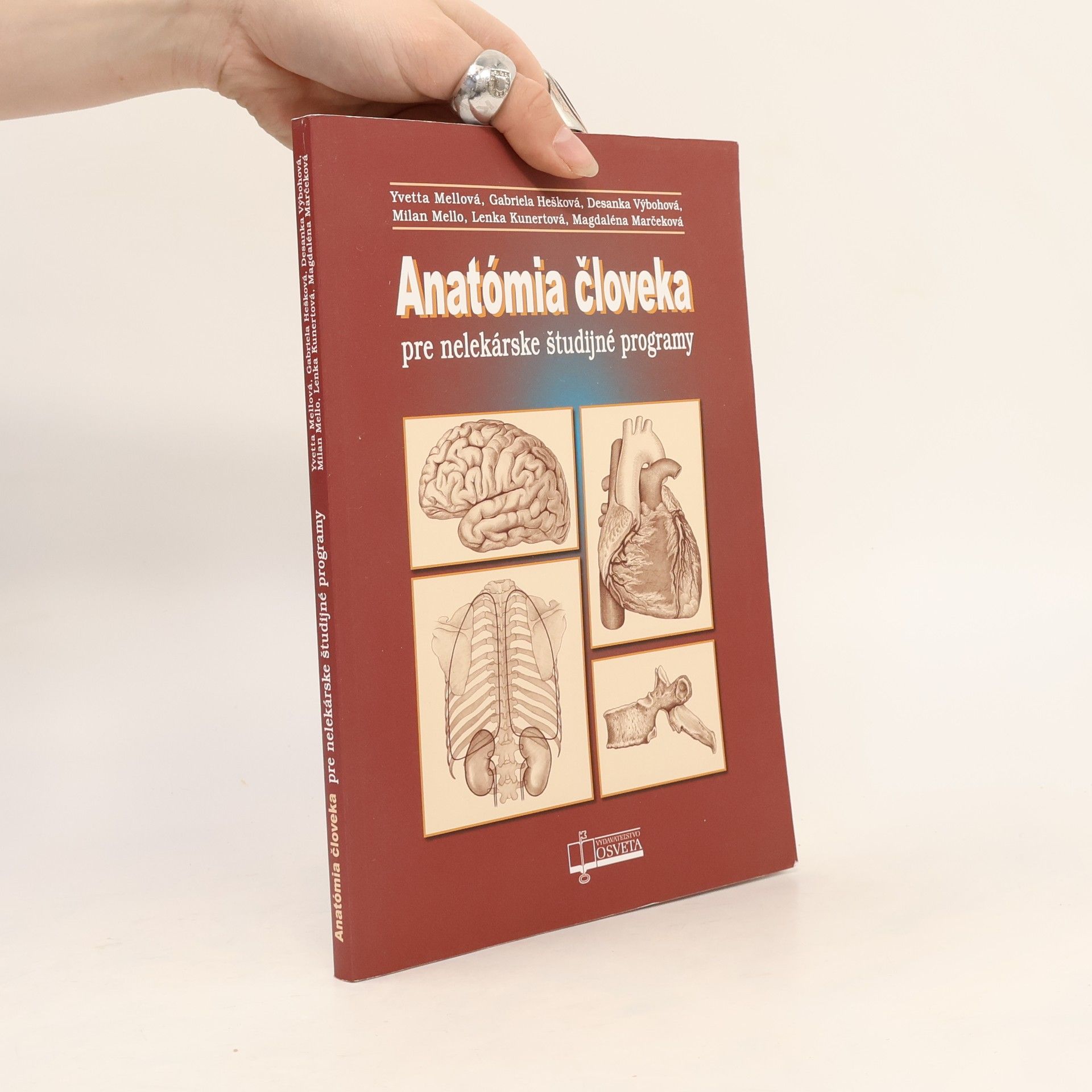 Yvetta Mellová Anatómia človeka pre nelekárske študijné programy