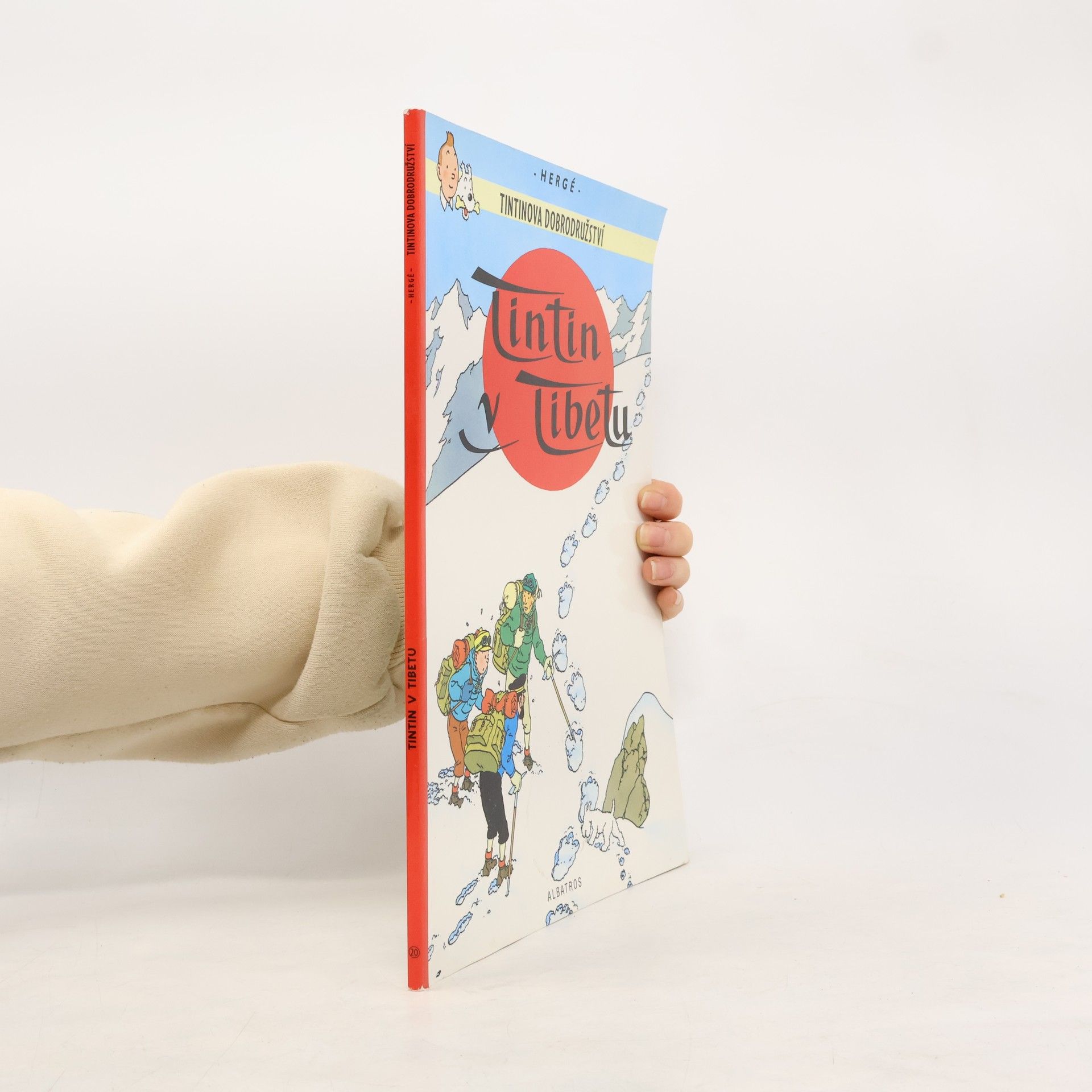 Hergé Tintin v Tibetu