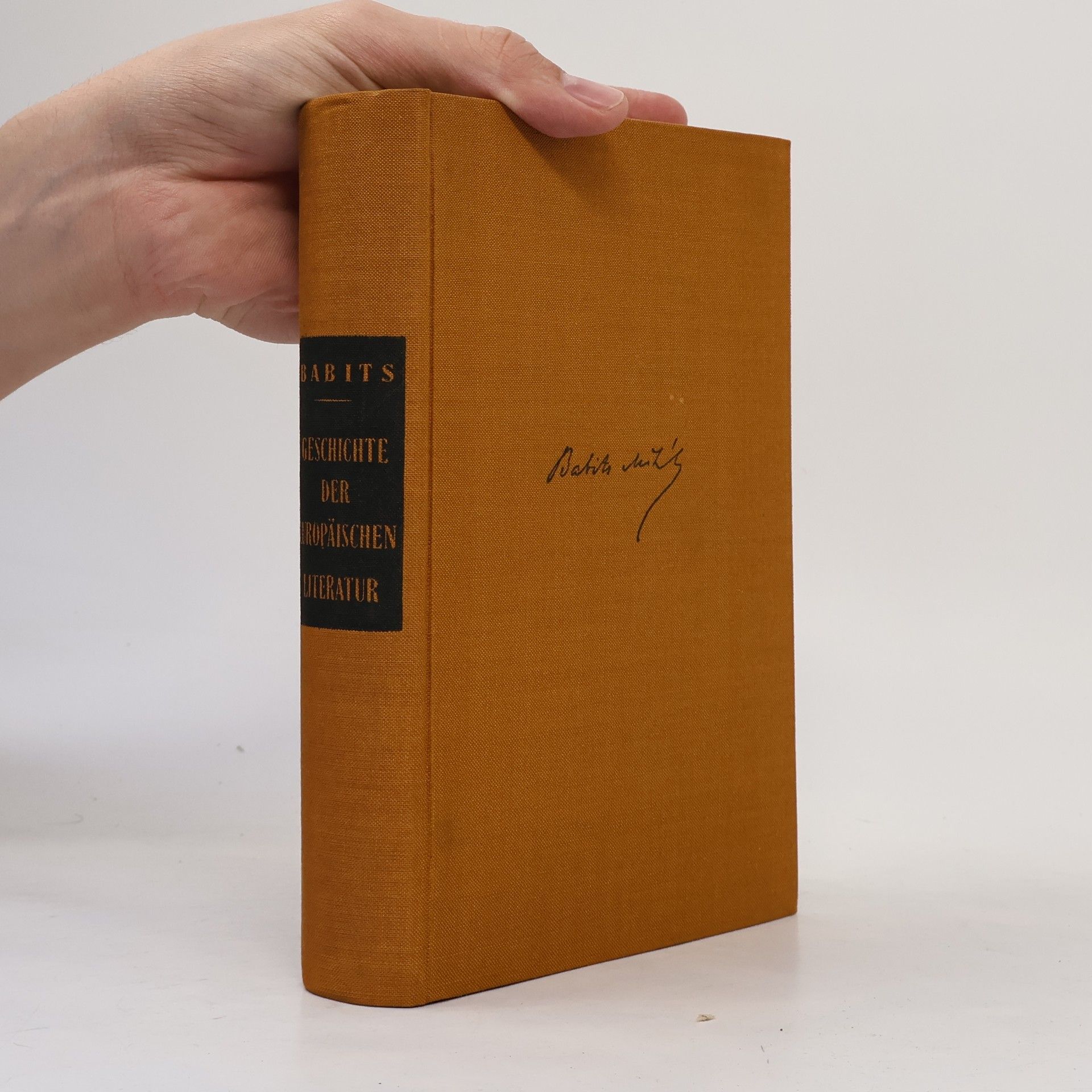 Michael Babits Geschichte der europäischen Literatur