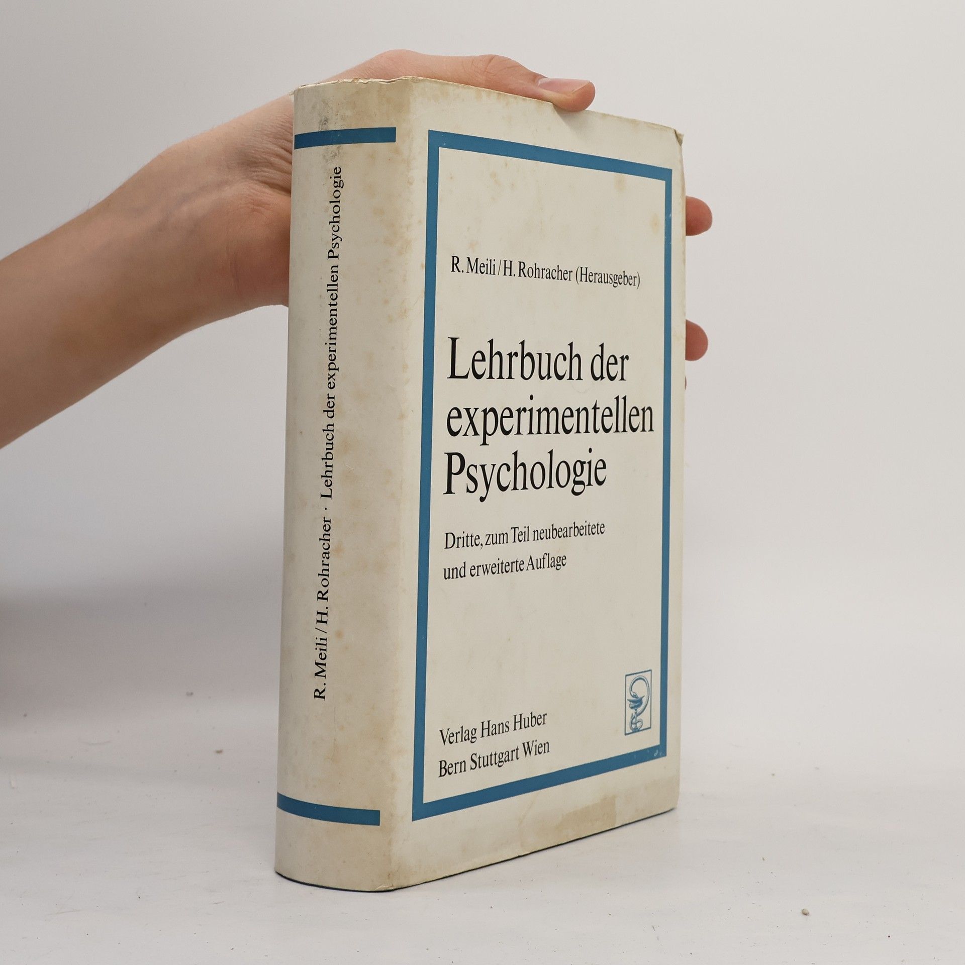 Richard Meili Lehrbuch der experimentellen Psychologie