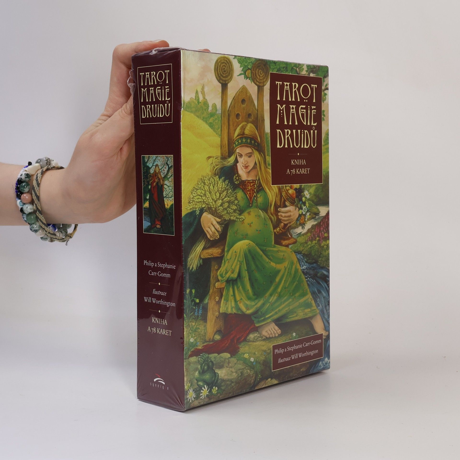 Philip Carr-Gomm Tarot magie Druidů. Kniha a 78 karet