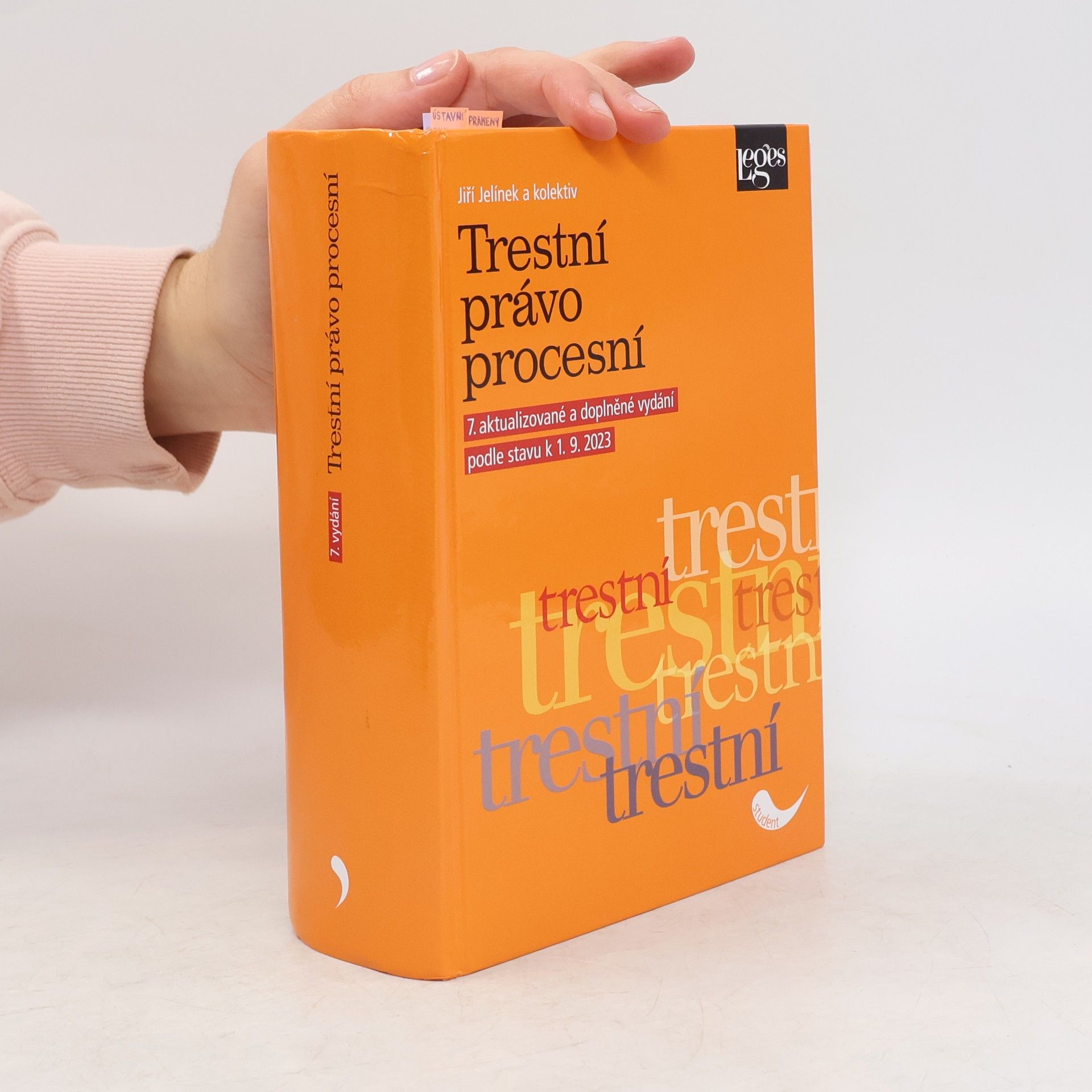 Jiří Jelínek Trestní právo procesní podle stavu k 1. 9. 2023
