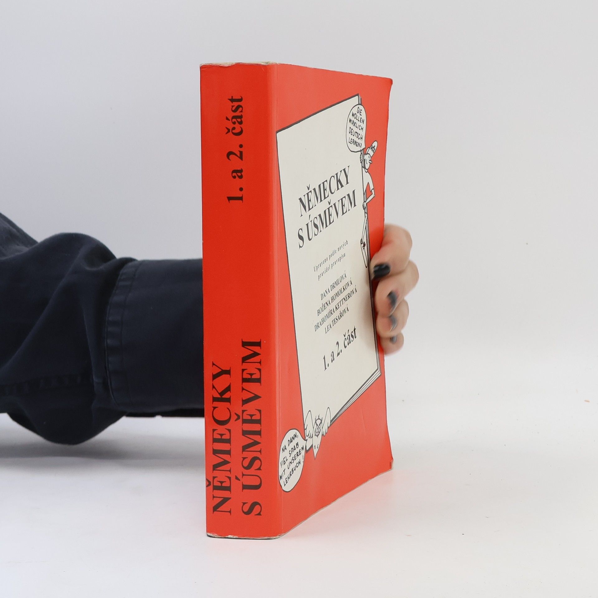 Německy s úsměvem : upraveno podle nových pravidel pravopisu. 1. a 2. část