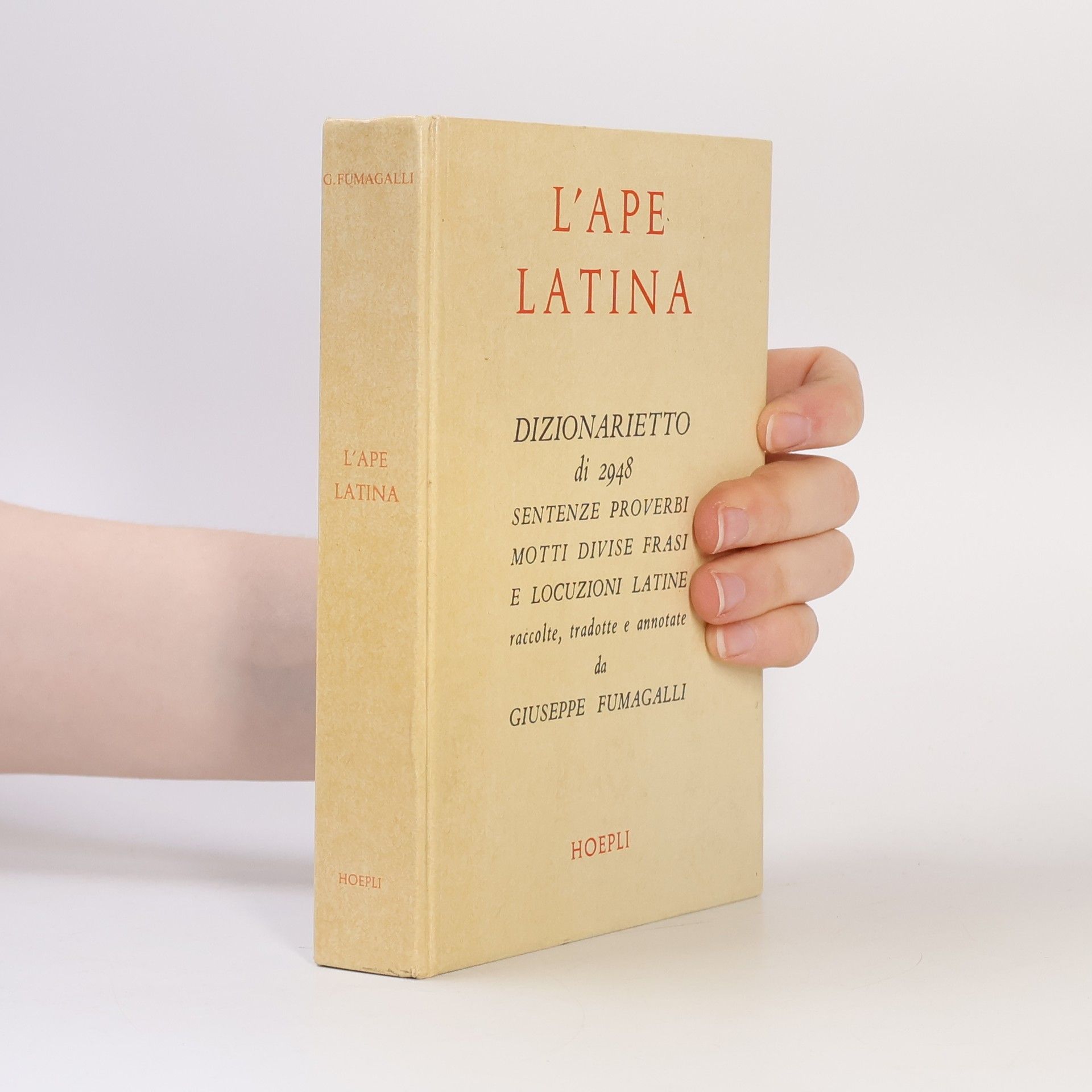 Giuseppe Fumagalli L'ape latina