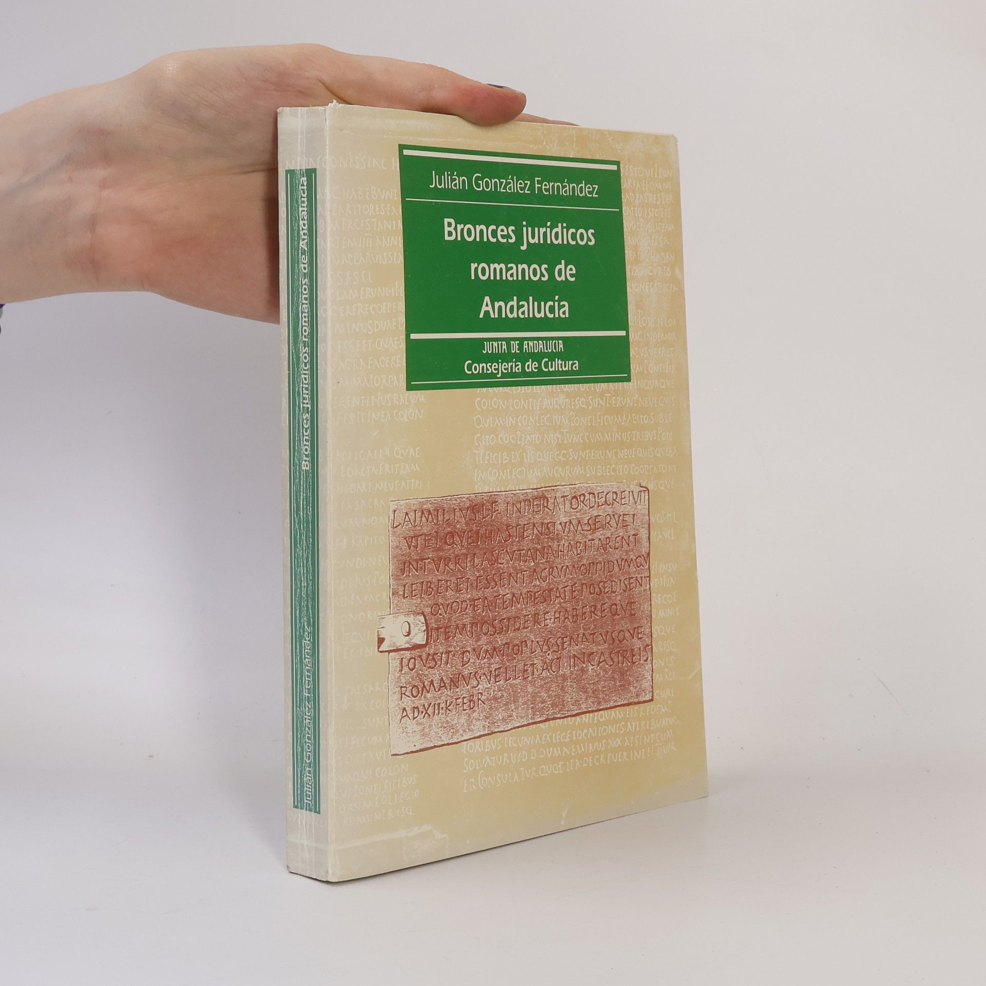 Julián González Fernández Bronces jurídicos romanos de Andalucía