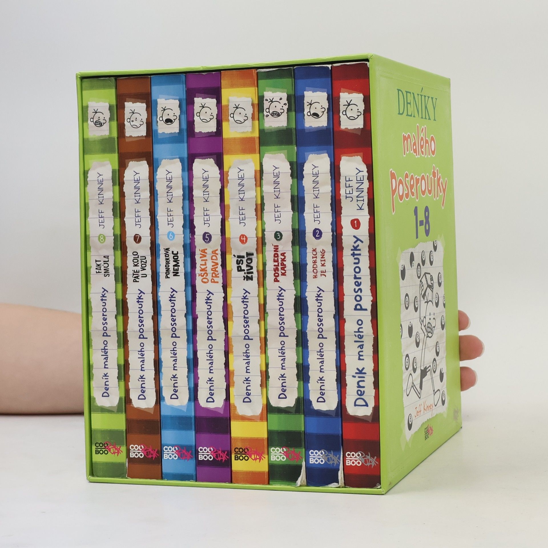 Jeff Kinney Deník malého poseroutky 1-8 (box)