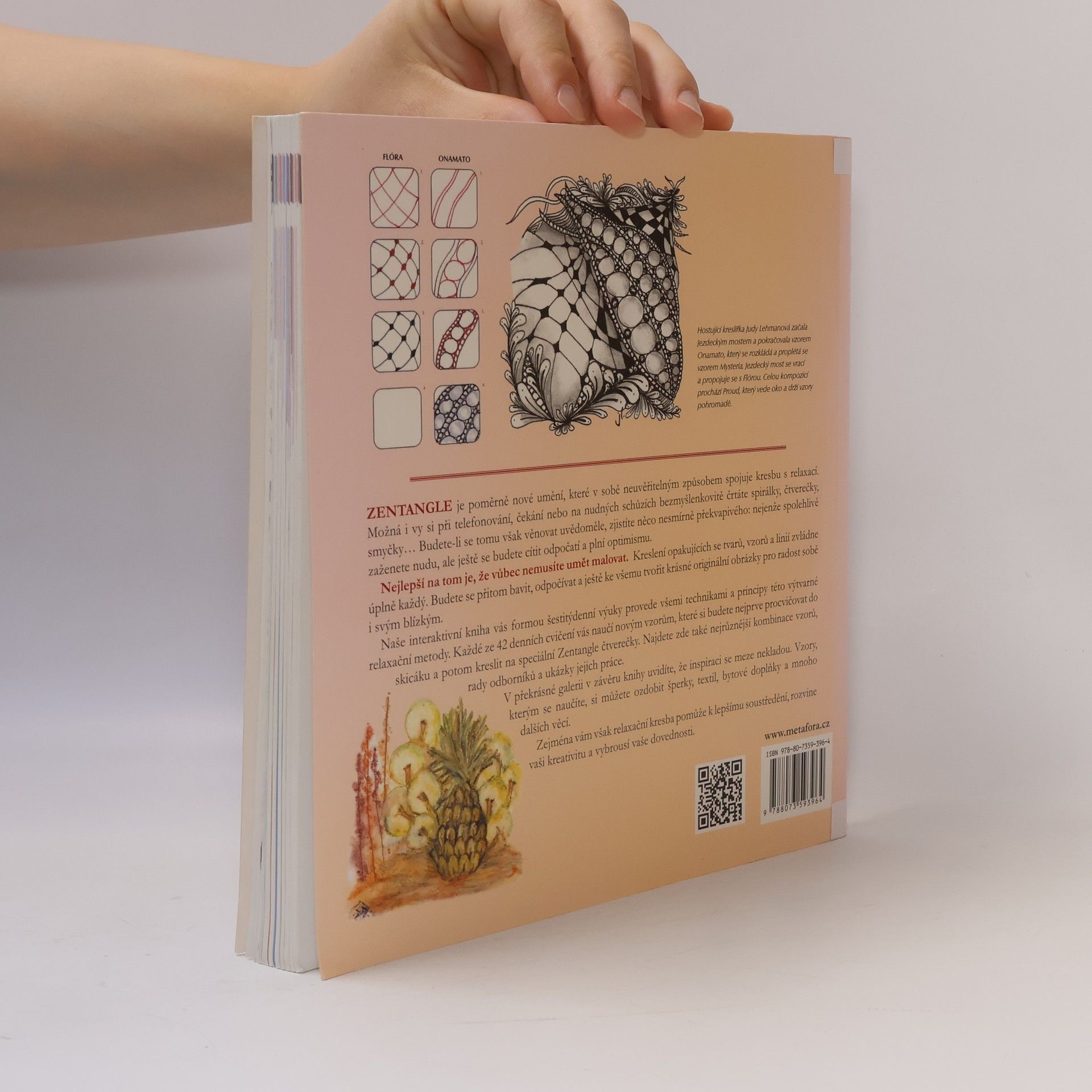 Beckah Krahula Zentangle : relaxační obrázky : kreativní kresba - inspirace i zábava
