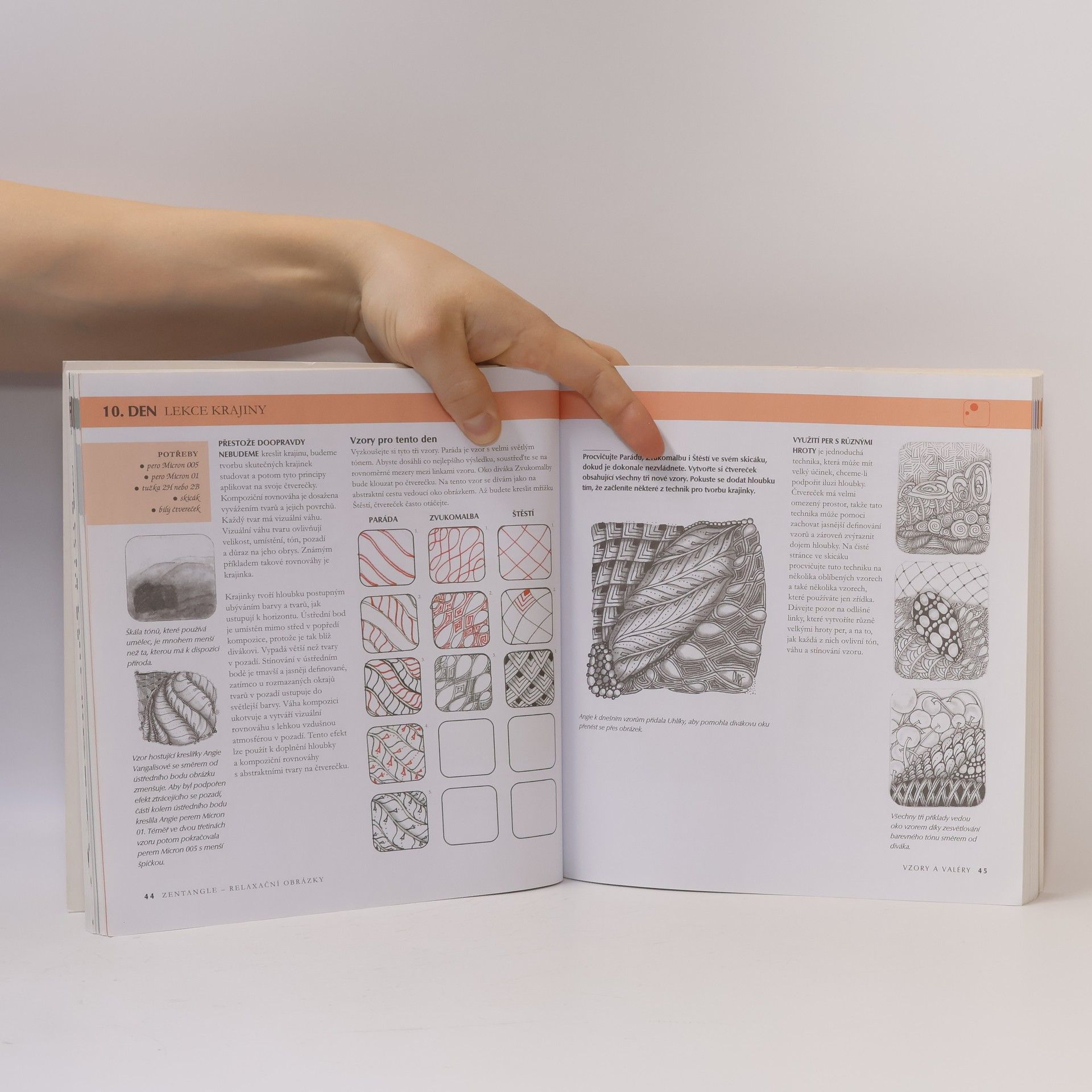 Beckah Krahula Zentangle : relaxační obrázky : kreativní kresba - inspirace i zábava