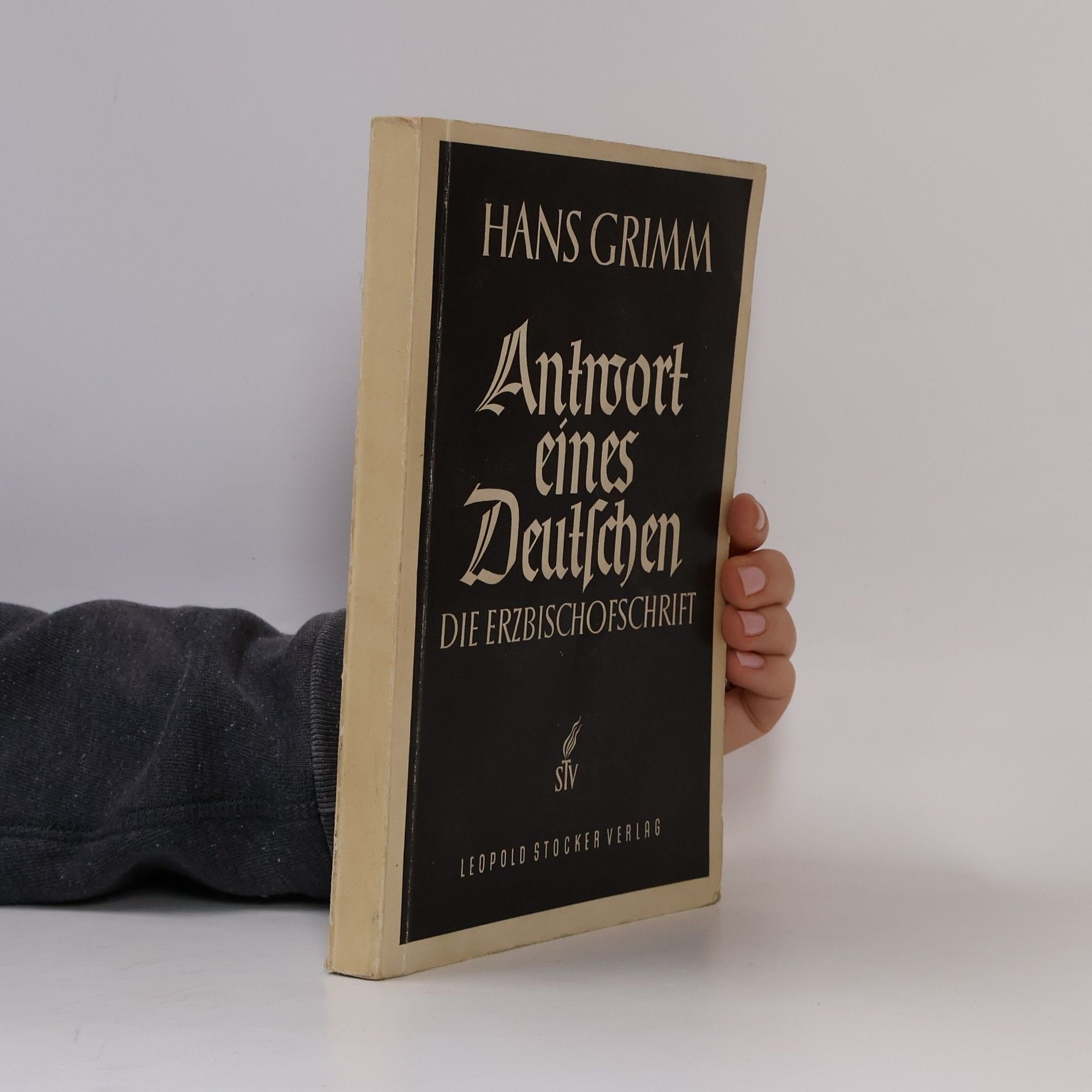 Hans Grimm Die Erzbischofschrift