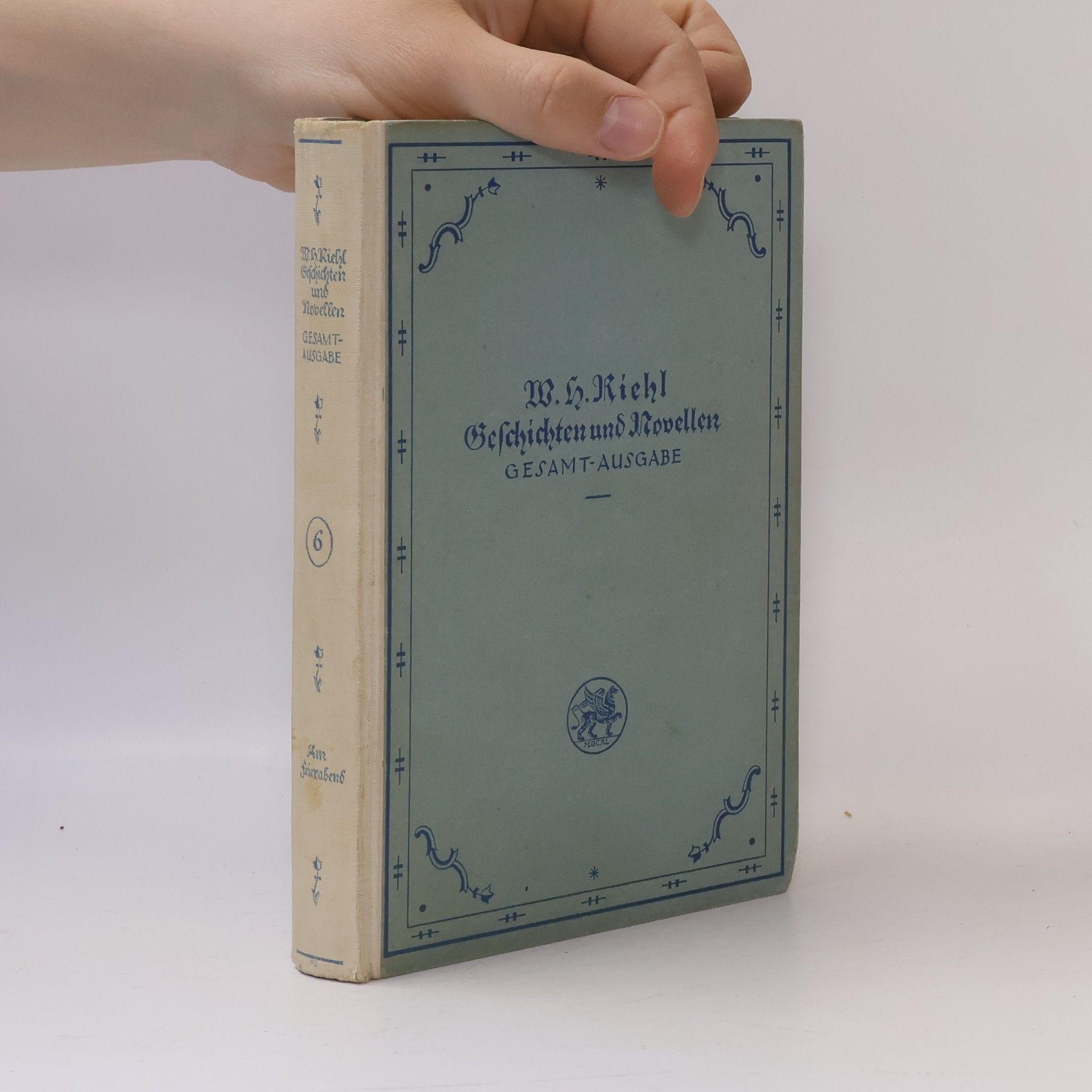 Am Feierabend. Sechs neue Novellen