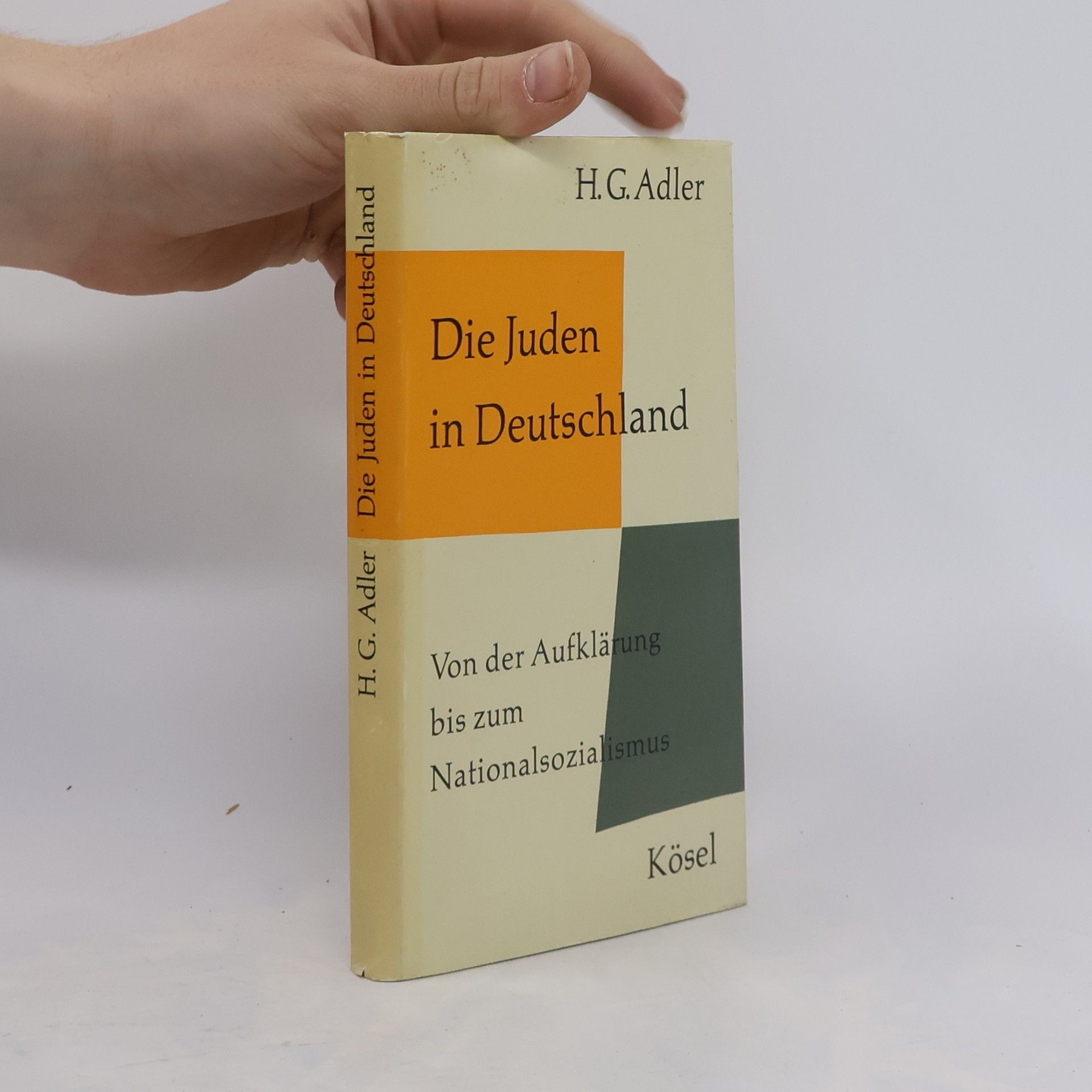 Hans Günther Adler Die Juden in Deutschland