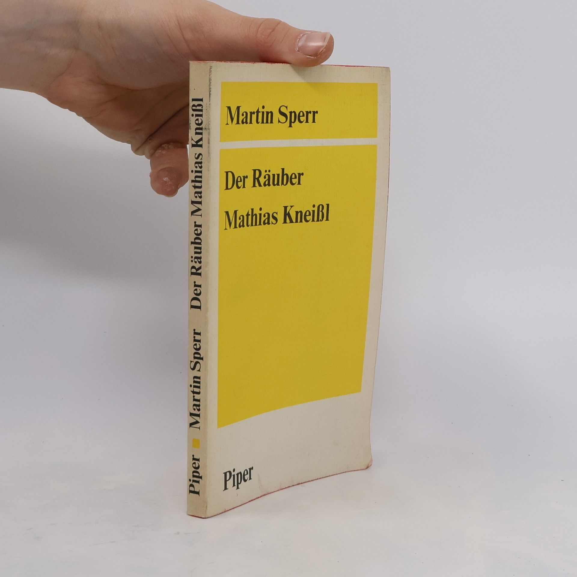 Martin Sperr Der Räuber Mathias Kneißl