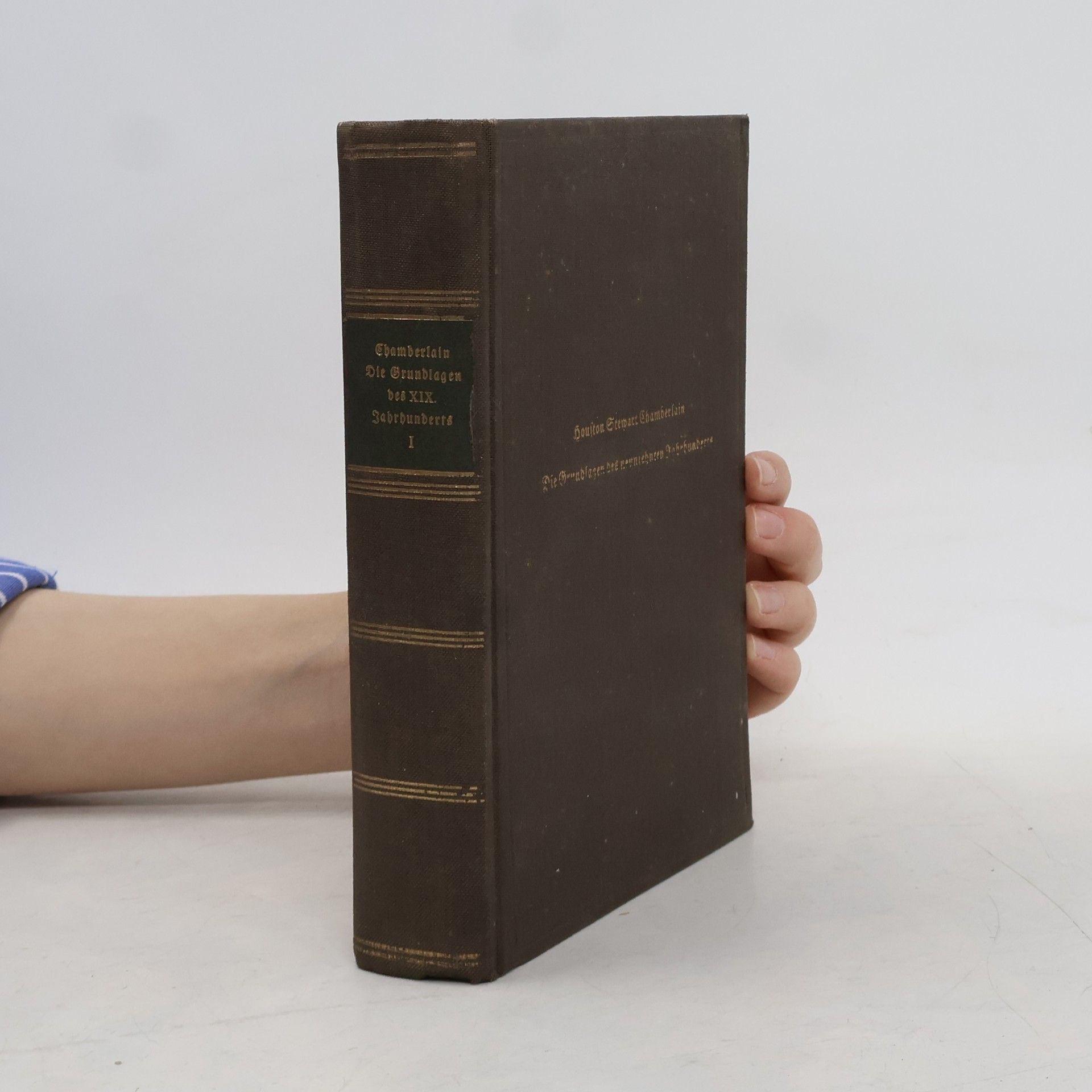 Houston Stewart Chamberlain Die Grundlagen des neunzehnten Jahrhunderts