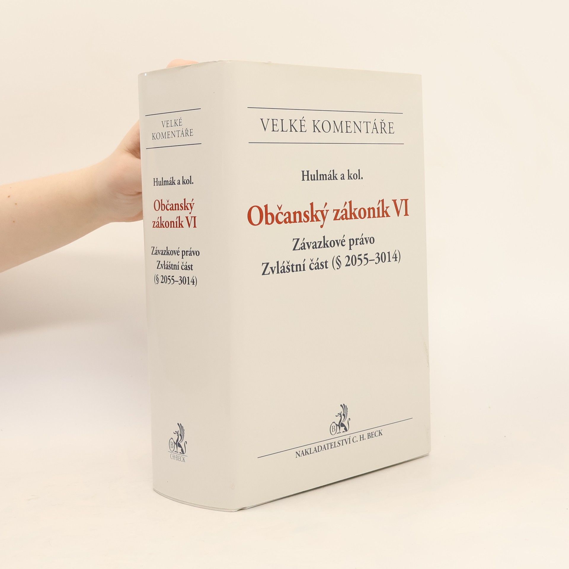 Občanský zákoník VI. Závazkové právo. Zvláštní část