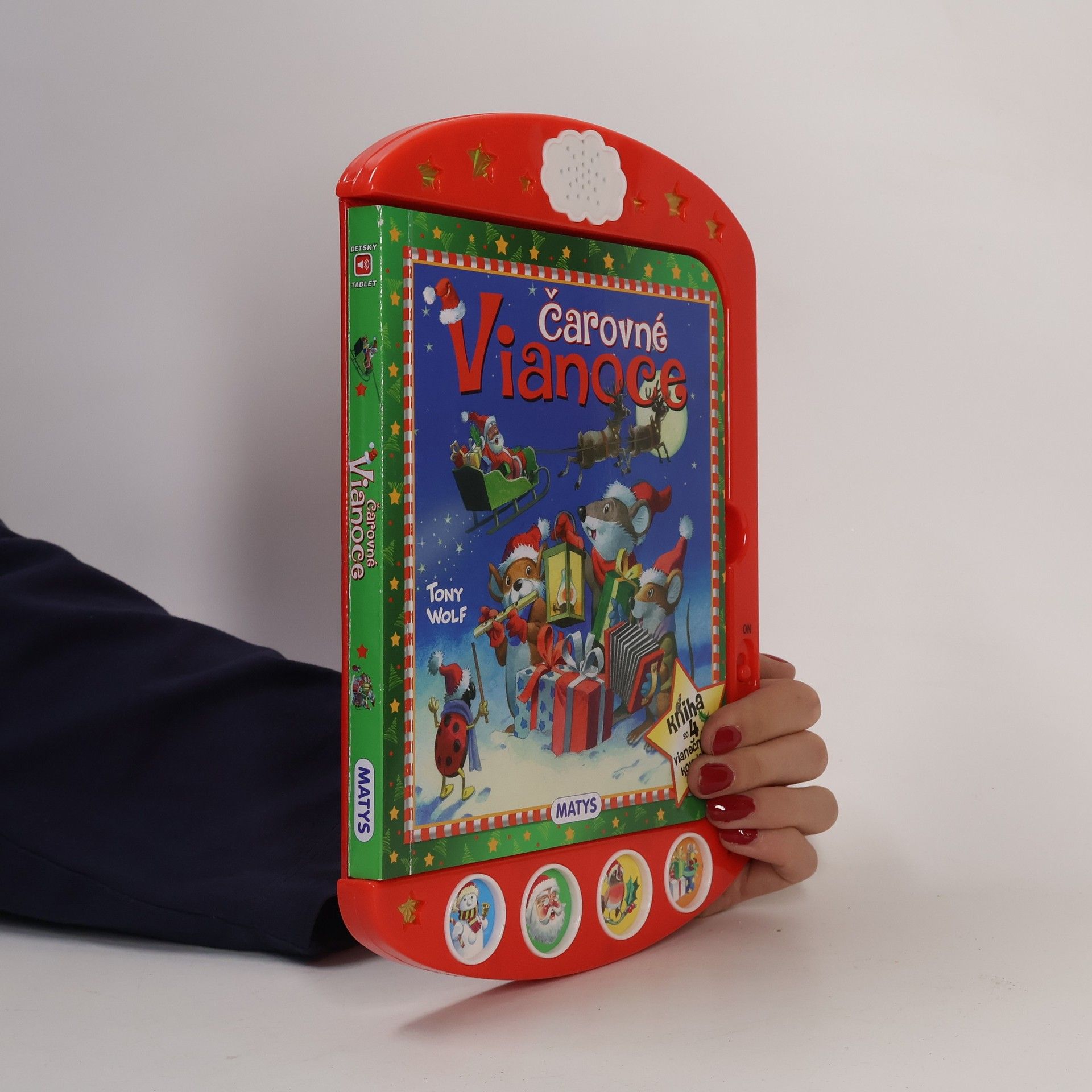 Tony Wolf Čarovné Vianoce. Kniha so 4 vianočnými koledami