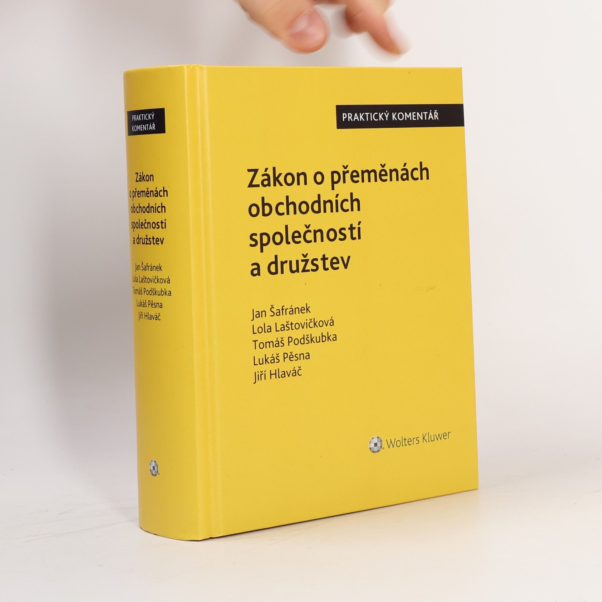 Jiří Hlaváč Zákon o přeměnách obchodních společností a družstev