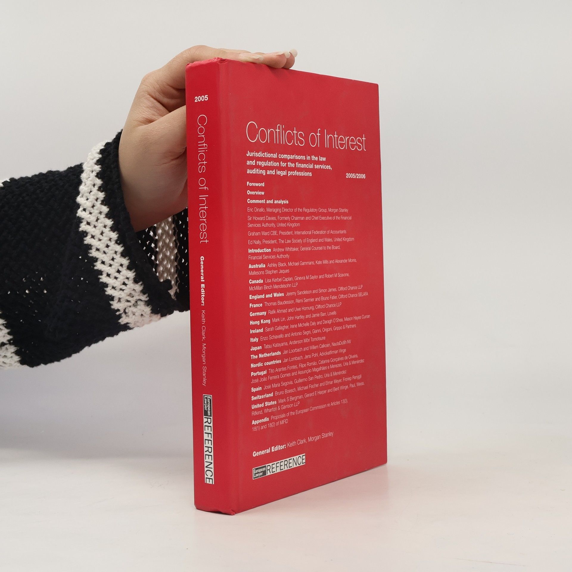 Keith Clark Conflicts of interest 2005/2006