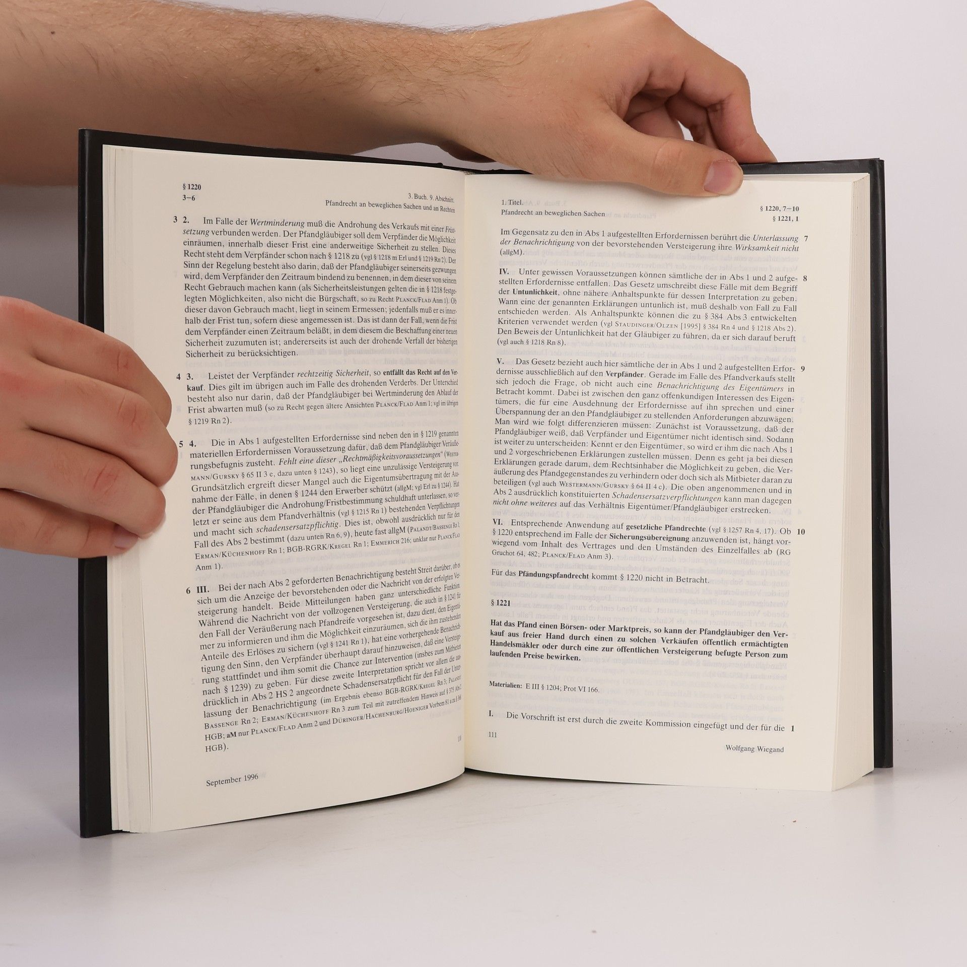 J. von Staudinger Kommentar zum Bürgerlichen Gesetzbuch mit Einführungsgesetz und Nebengesetzen