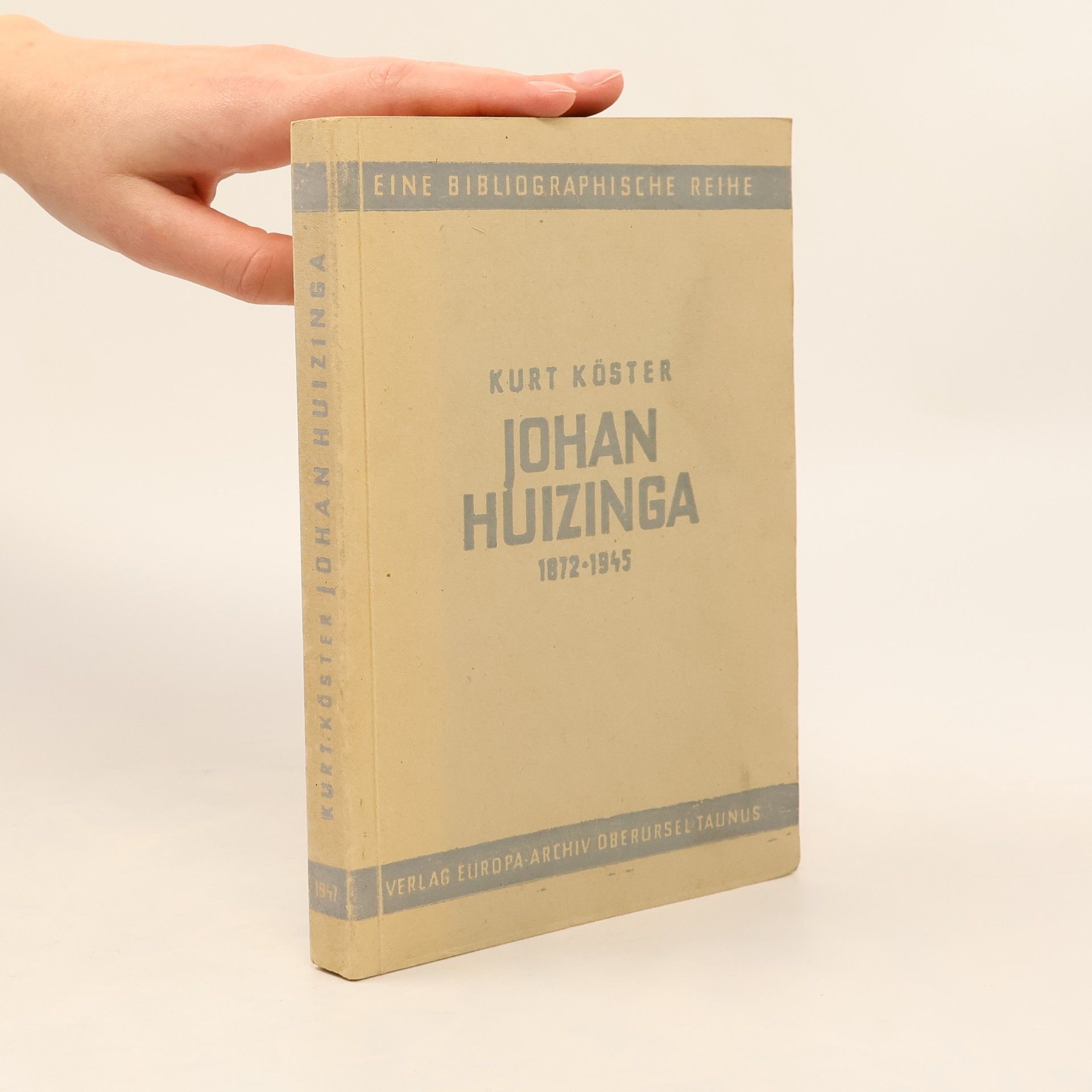 Kurt Köster Johan Huizinga