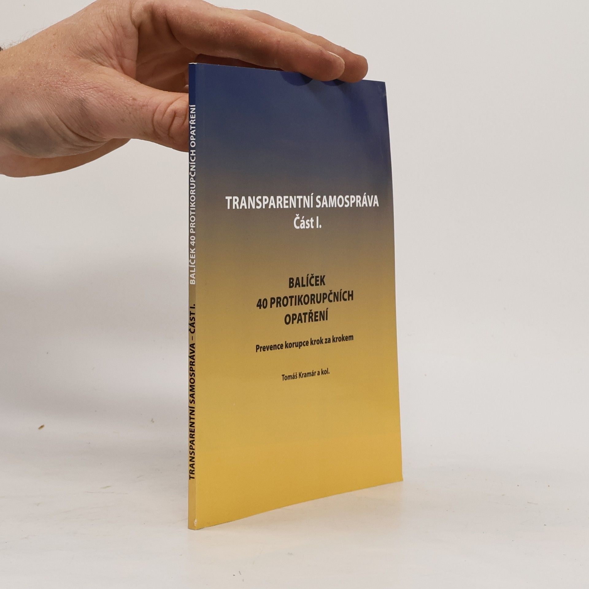 Tomas Kramar Transparentní samospráva. Část I.