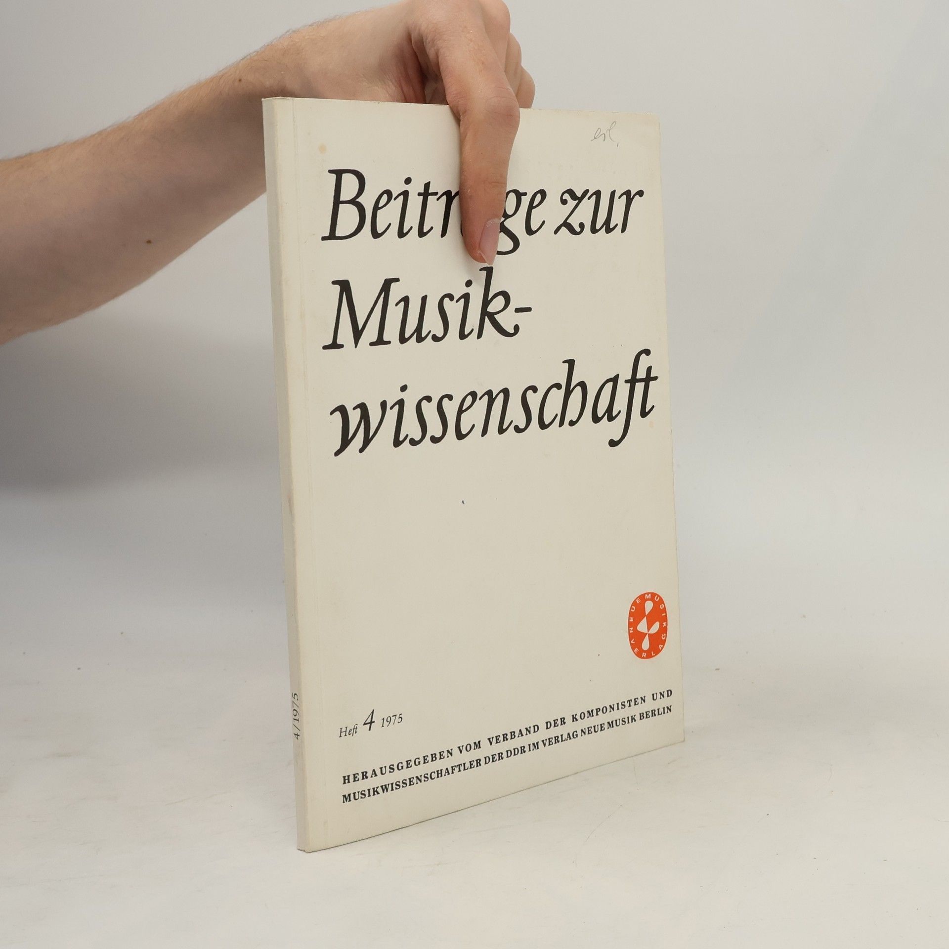 Kolektív autorov Beiträge zur Musikwissenschaft 4/1975