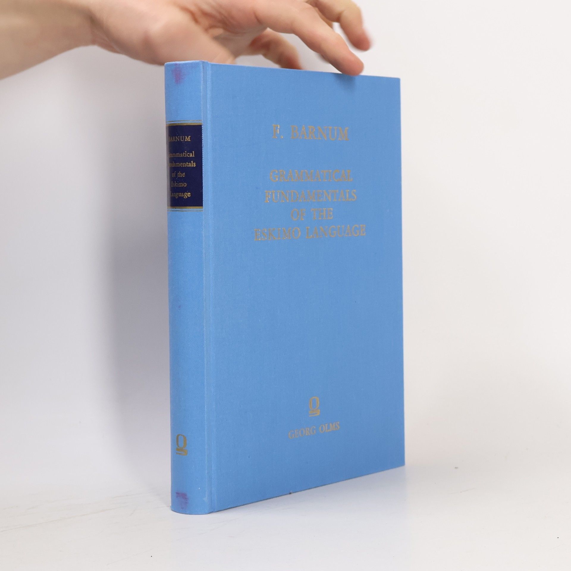 Reverend Francis Barnum Grammatical Fundamentals of the Innuit Language