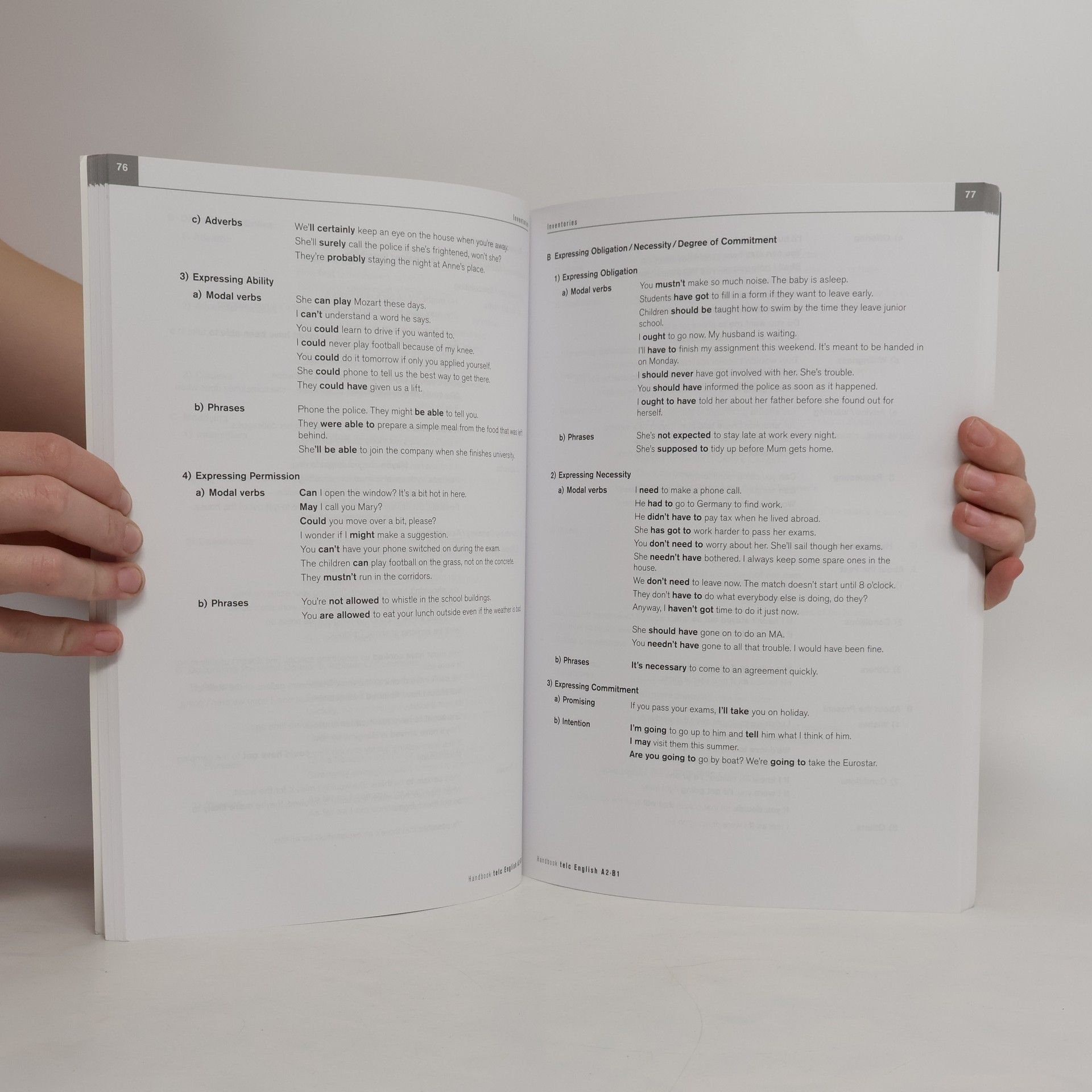 telc Language Tests: Handbook English