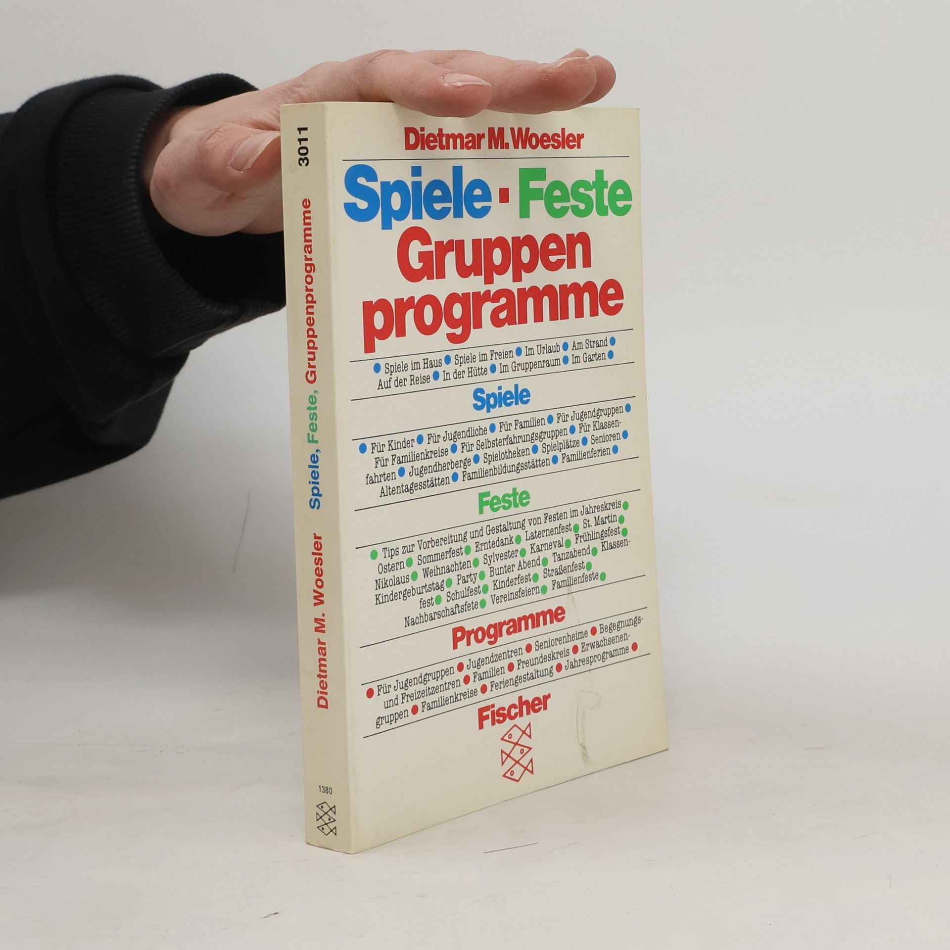 Dietmar M. Woesler Spiele, Feste, Gruppenprogramme