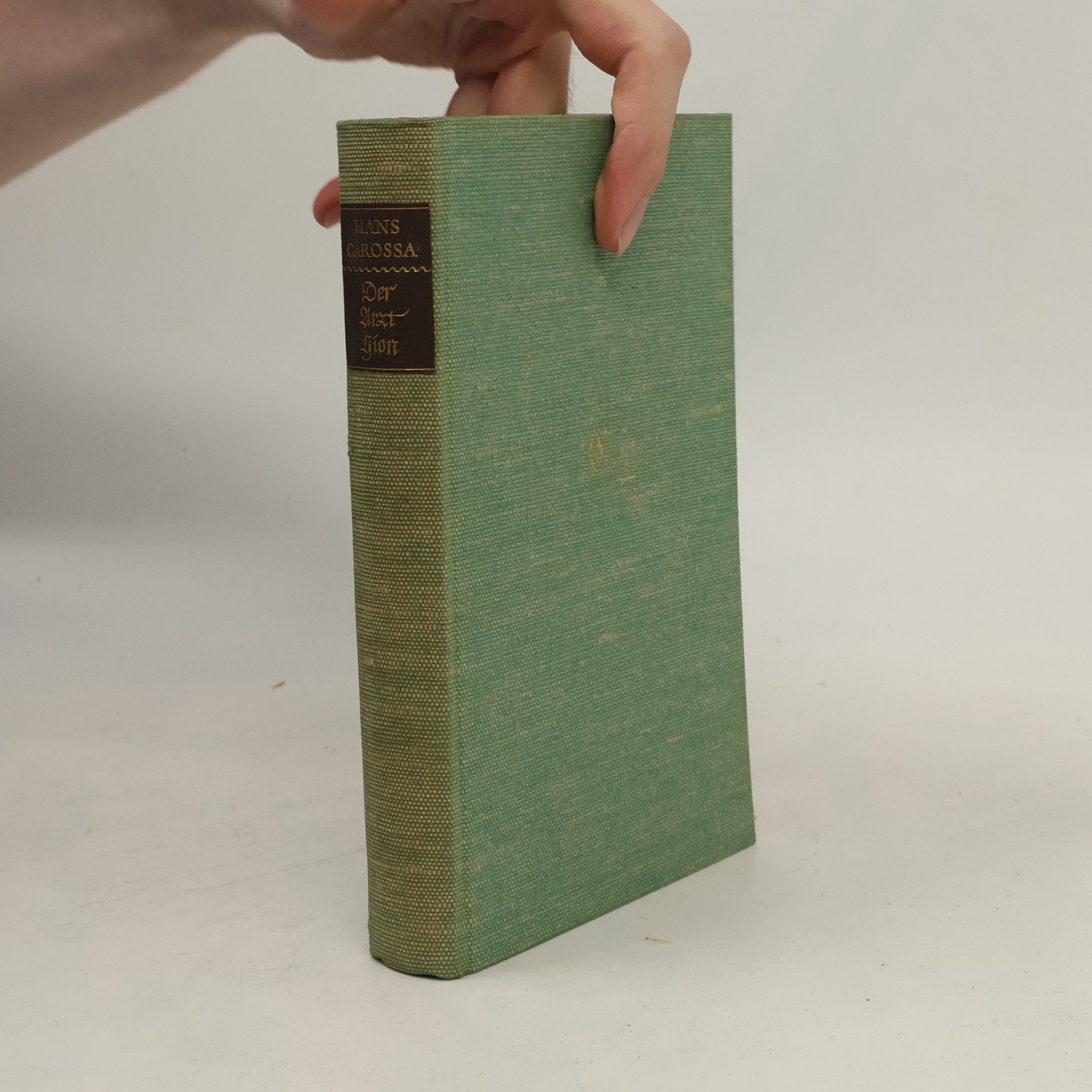 Hans Carossa Der Arzt Gion