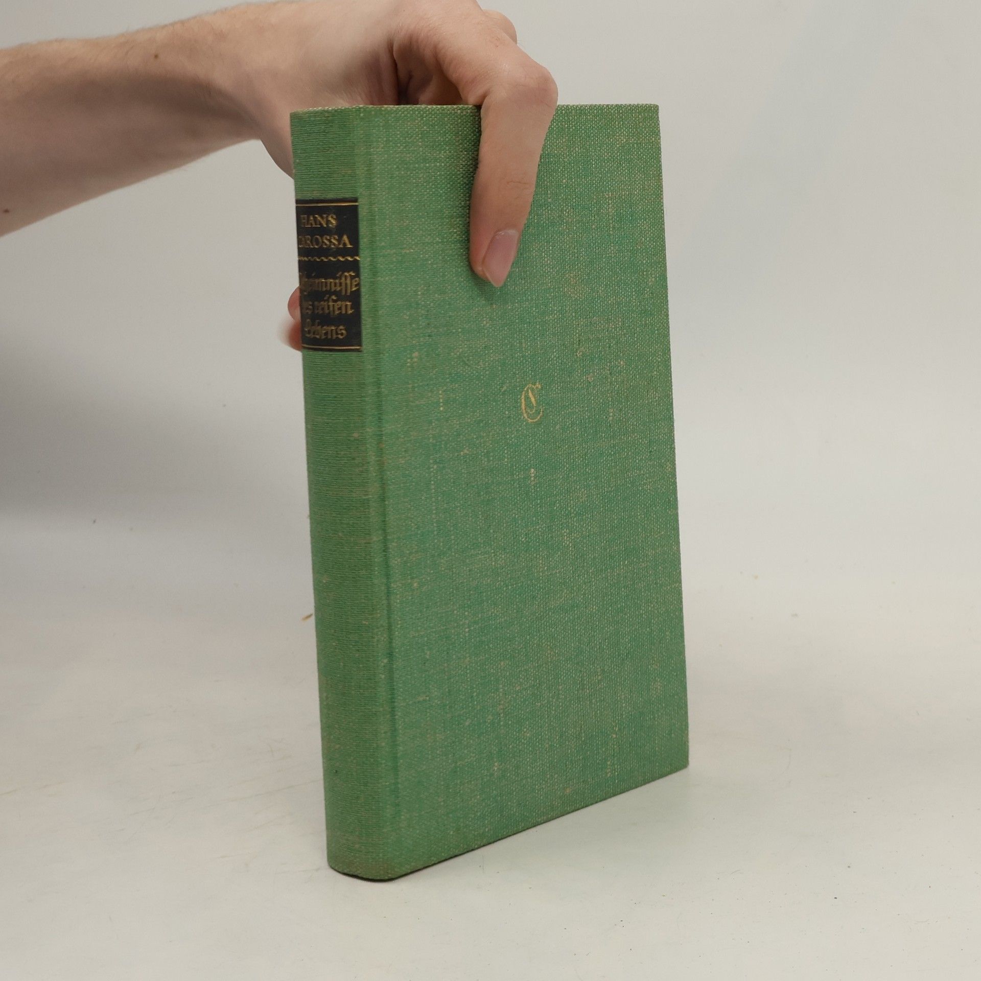 Hans Carossa Geheimnisse des reisen Leben